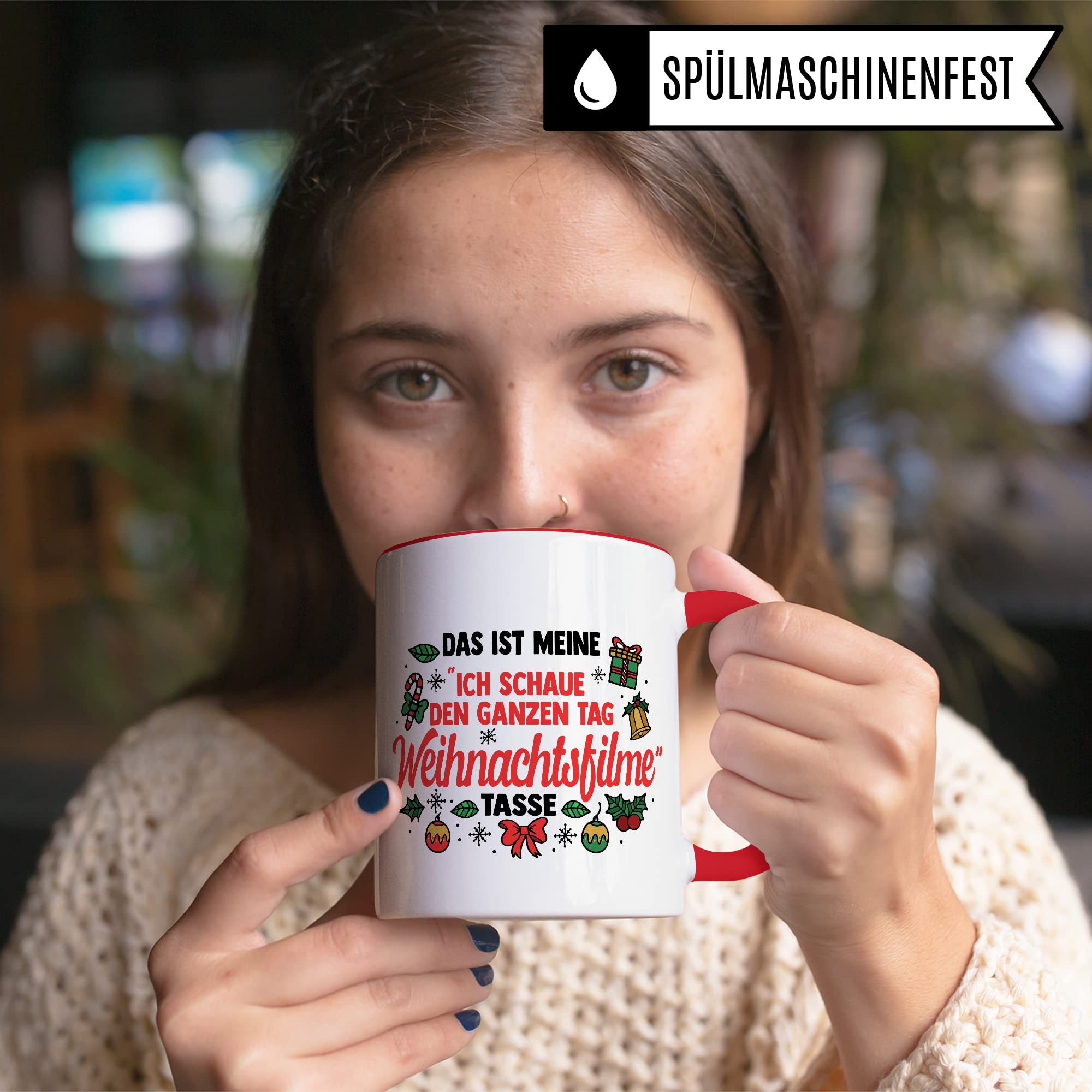 Weihnachten Tasse Weihnachts-Filme Kaffee-Becher Teetasse Christmas Glühweintasse Geschenk Geschenkidee Frohe Weihnachten Winter Kaffeetasse Fest Winter weihnachtlich X-Mas Advent Freundin Kollegin