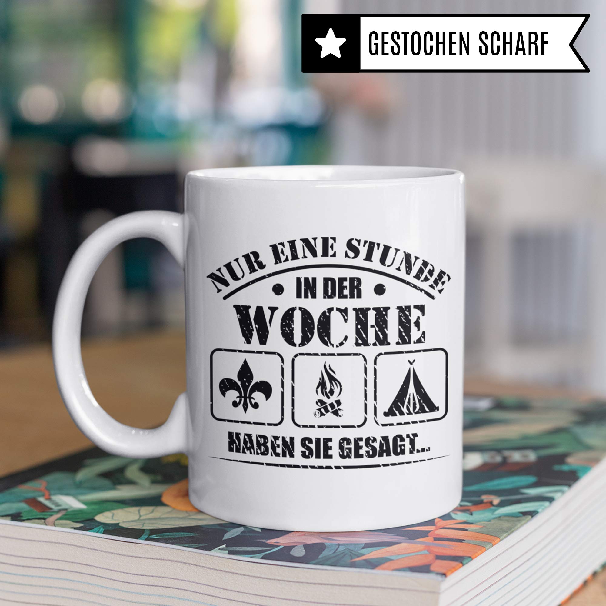 Pagma Druck Pfadfinder Tasse Geschenk, Gut Pfad Becher Camping Geschenkidee, Kaffeetasse Zeltlager Scout Kaffeebecher