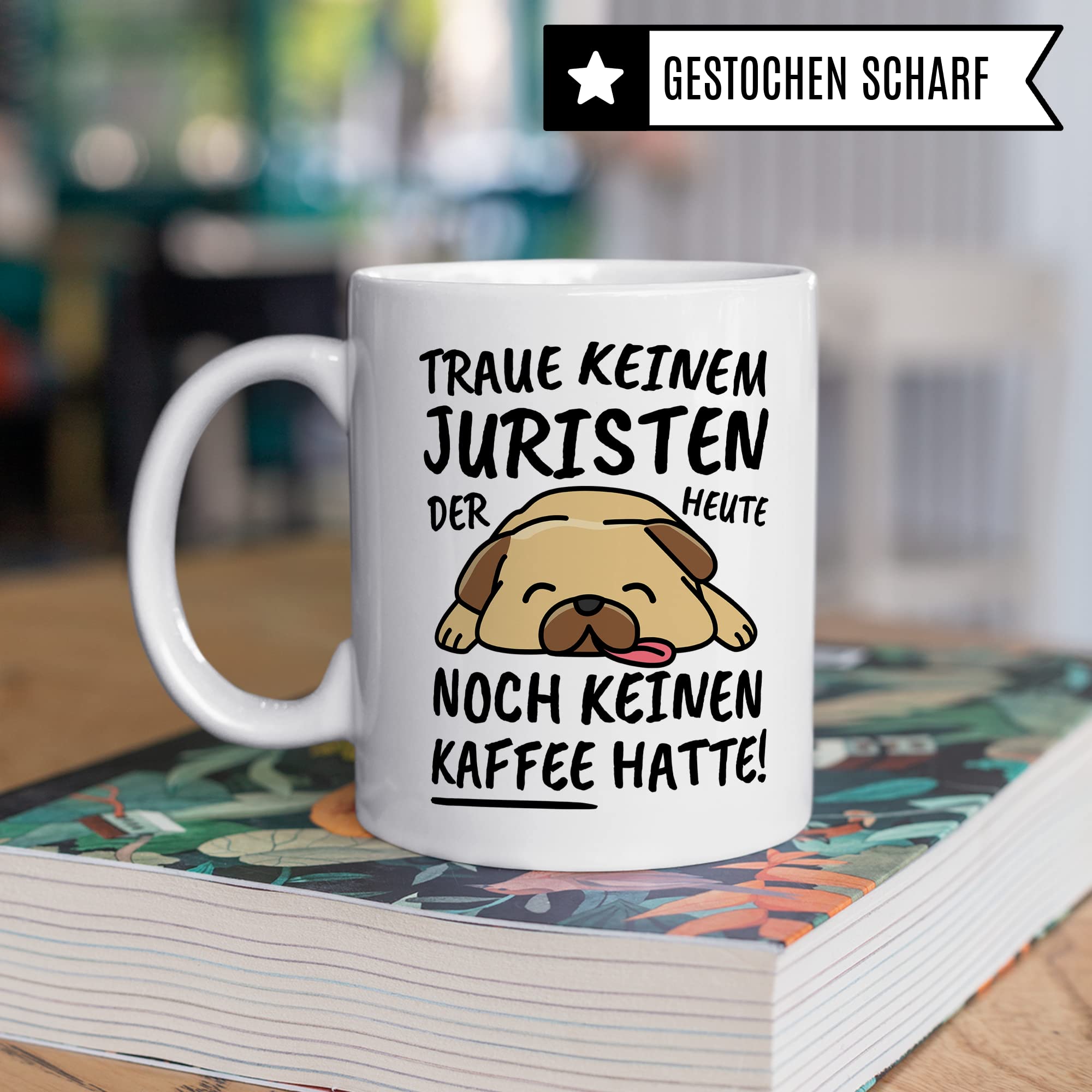 Tasse Jurist lustig, Jurist Geschenk Beruf, Spruch Kaffeebecher Juristen Geschenkidee, Rechtswissenschaftler Volljurist Rechtsgelehrter Rechtssachverständiger Kaffee-Tasse Teetasse Becher