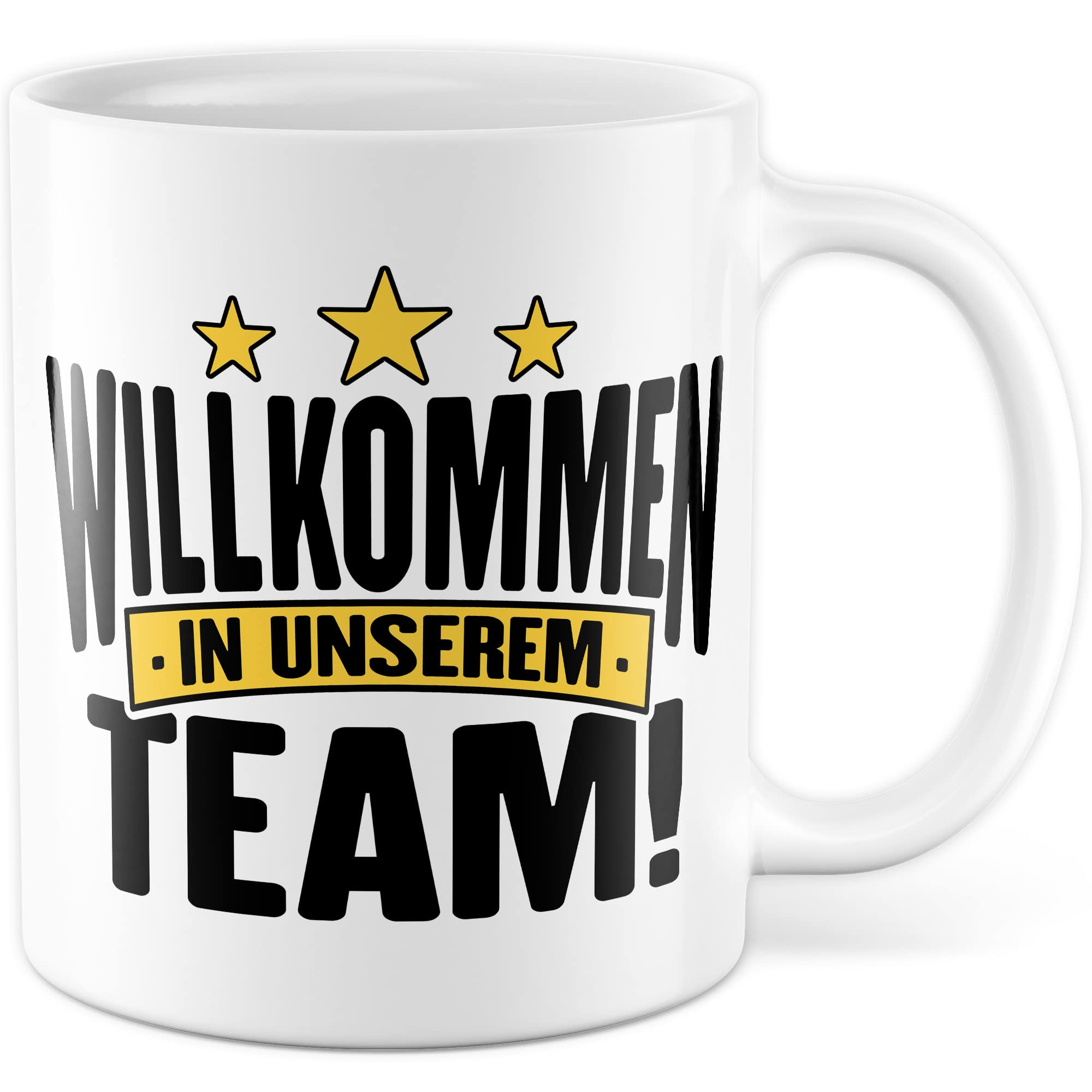 Willkommen Tasse Geschenk Kollegen Geschenkidee Willkommensgeschenk Kaffeetasse Büro neue Kollegen Geschenkidee Willkommen im Team Kaffee-Becher Zuwachs Mitarbeiter