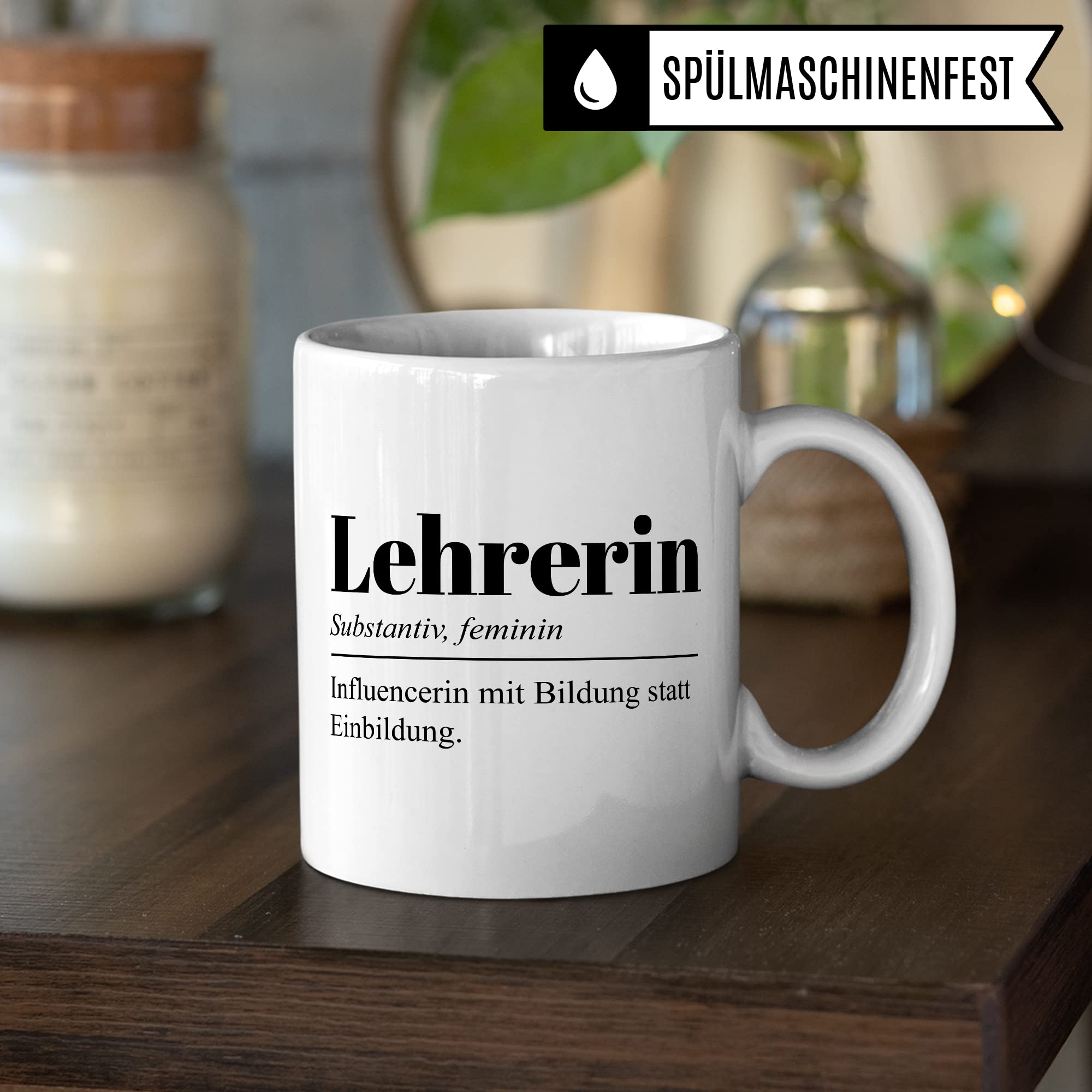 Tasse Lehrerin Geschenk lustig Kaffee-Tasse Kaffee-Becher Lehrerin Geschenkidee Grundschule Tasse Abschied Lehrerin Abschiedsgeschenk Gymnasium