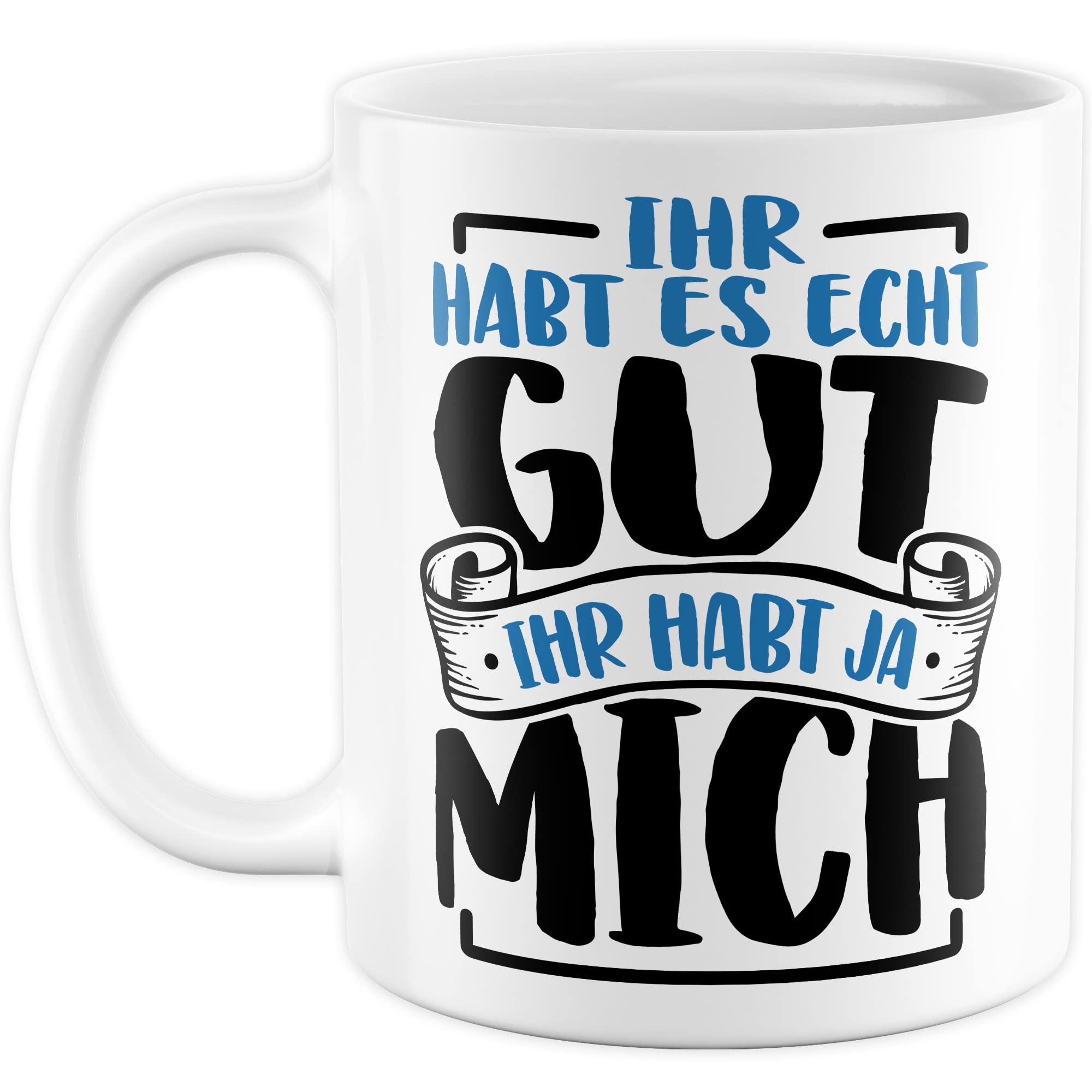 Humor Tasse Freunde Geschenkidee Kaffeetasse Ironie Geschenk für Kollegen Kaffeebecher Witz Becher