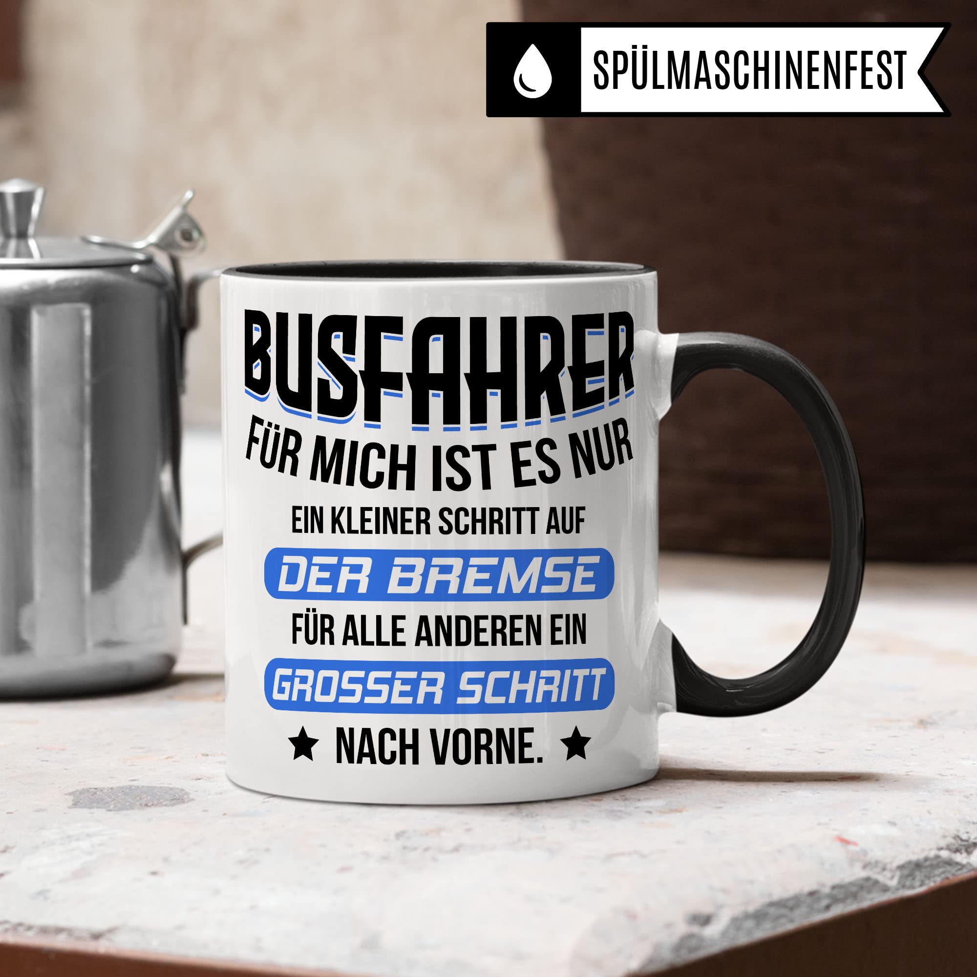 Busfahrer Tasse, Buschauffeur Becher, Autobusfahrer Geschenkidee, Kollegen Geschenk, Kaffeetasse Humor Witz Geschenk für Bus Fahrer, Kaffeebecher für Männer