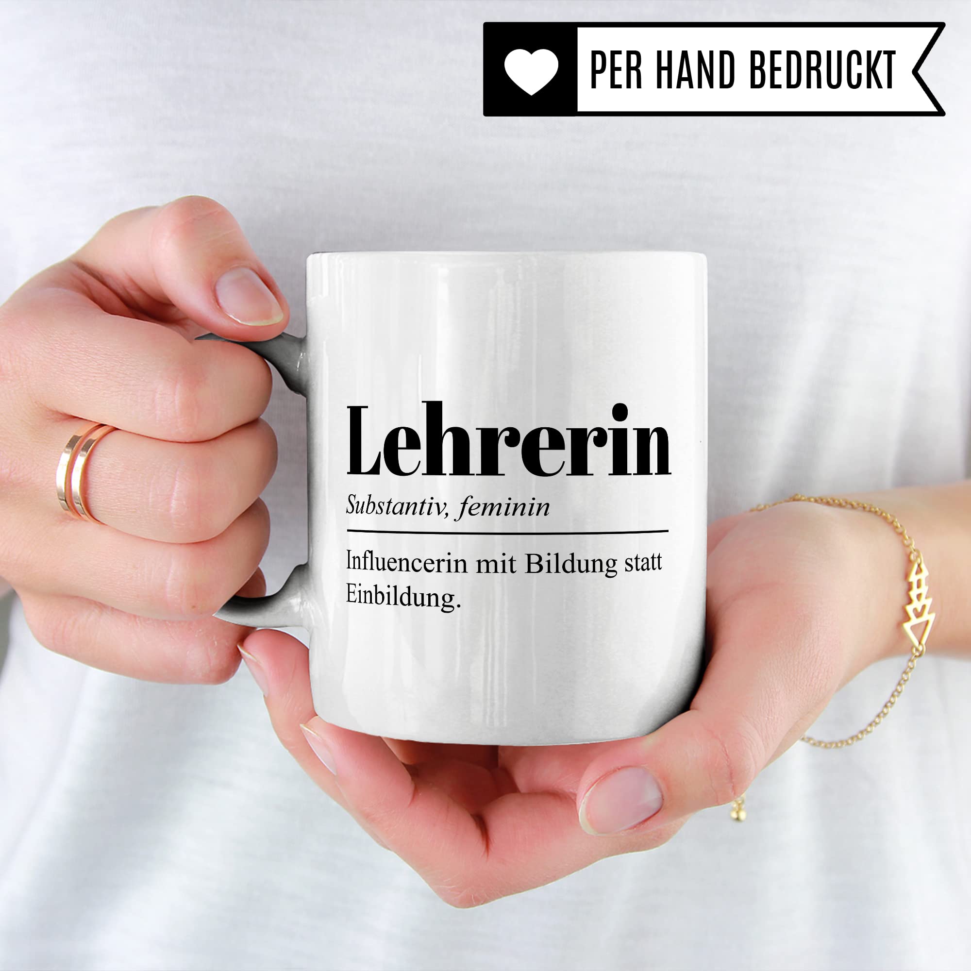 Tasse Lehrerin Geschenk lustig Kaffee-Tasse Kaffee-Becher Lehrerin Geschenkidee Grundschule Tasse Abschied Lehrerin Abschiedsgeschenk Gymnasium