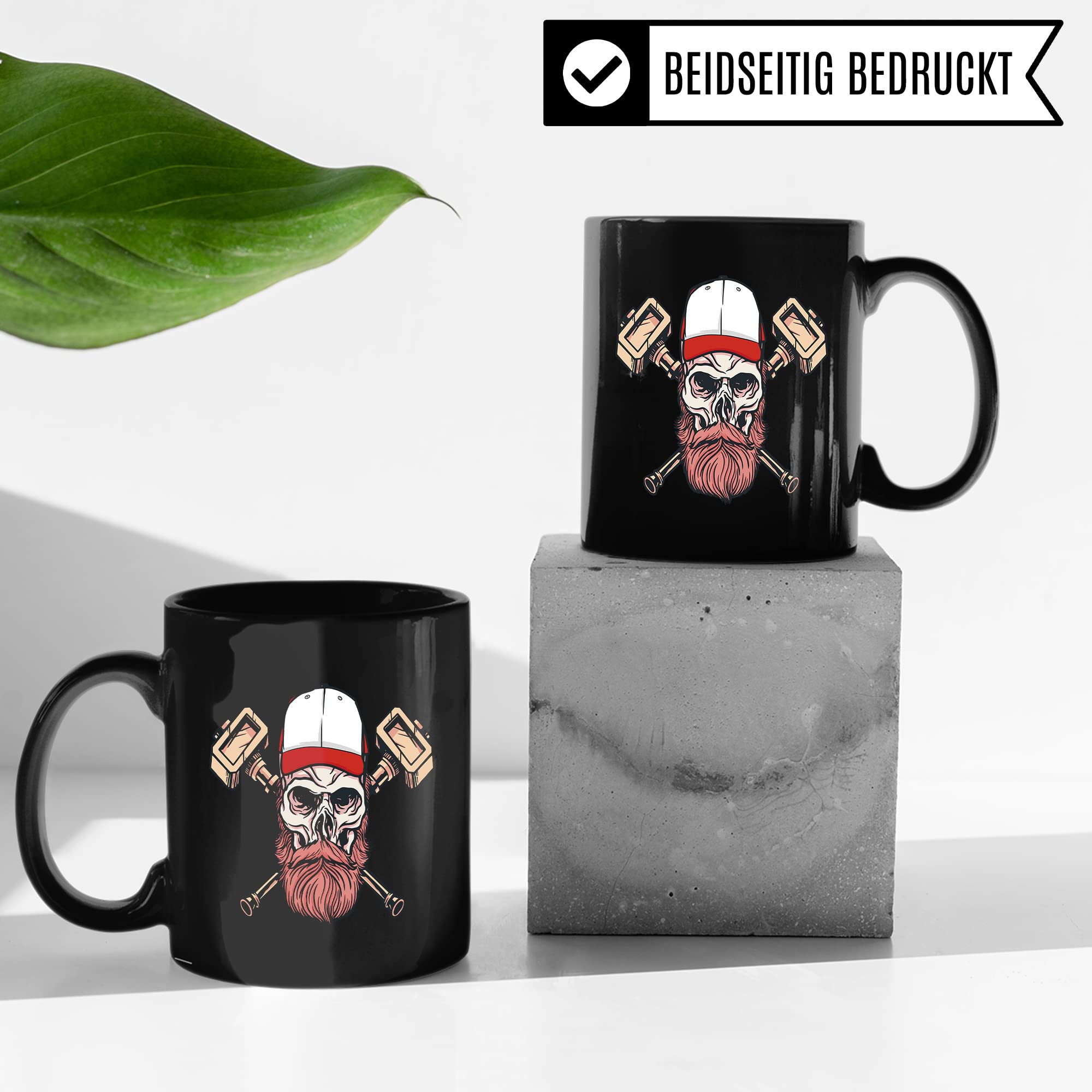 Bart Tasse Bartträger Geschenk-Idee, lustiger Spruch Mann mit Bart, Kollegen Freund Papa Vater Opa lustig Kaffee-Becher