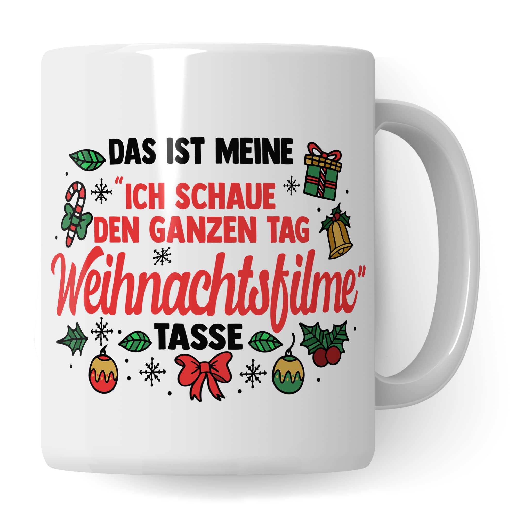 Weihnachten Tasse Weihnachts-Filme Kaffee-Becher Teetasse Christmas Glühweintasse Geschenk Geschenkidee Frohe Weihnachten Winter Kaffeetasse Fest Winter weihnachtlich X-Mas Advent Freundin Kollegin