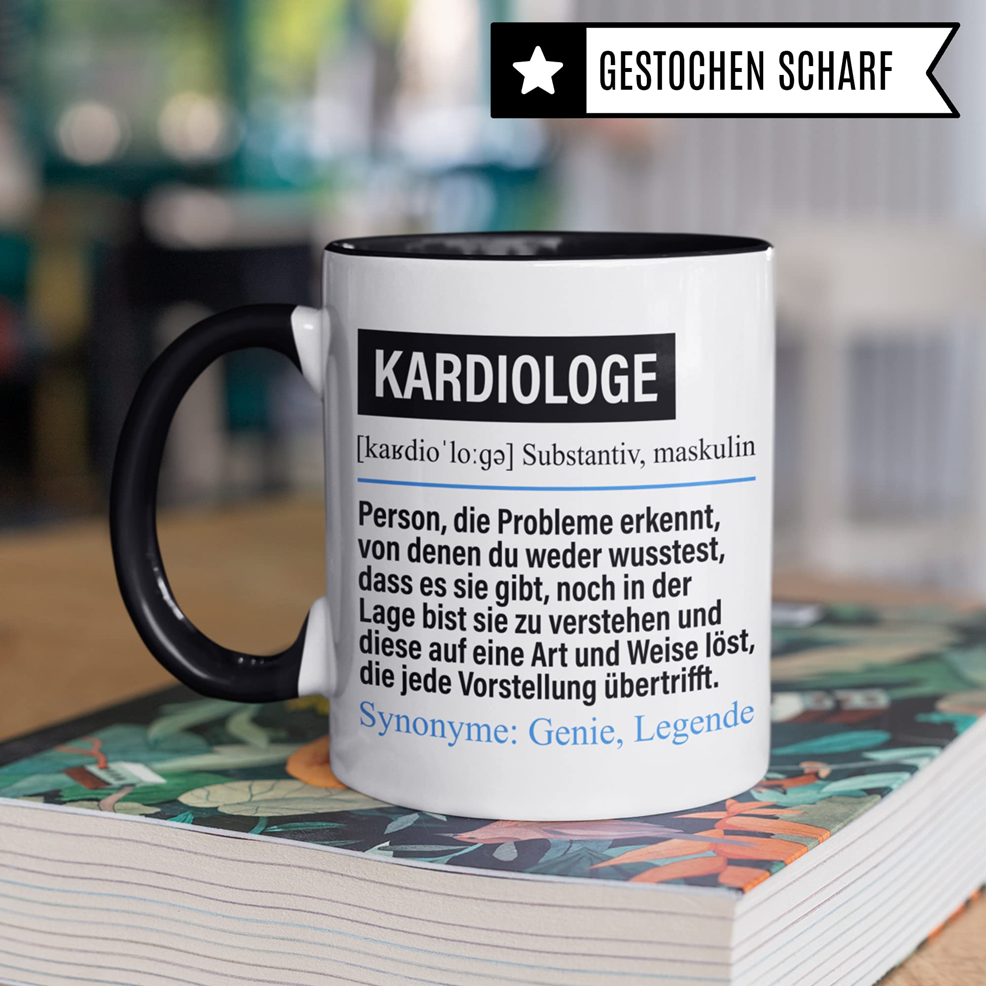 Kardiologe Tasse lustig, Kardiologe Geschenk Beruf, Spruch Kardiologie Geschenkidee, Kaffeetasse Beruf Kardiologen Kaffeebecher Teetasse Becher