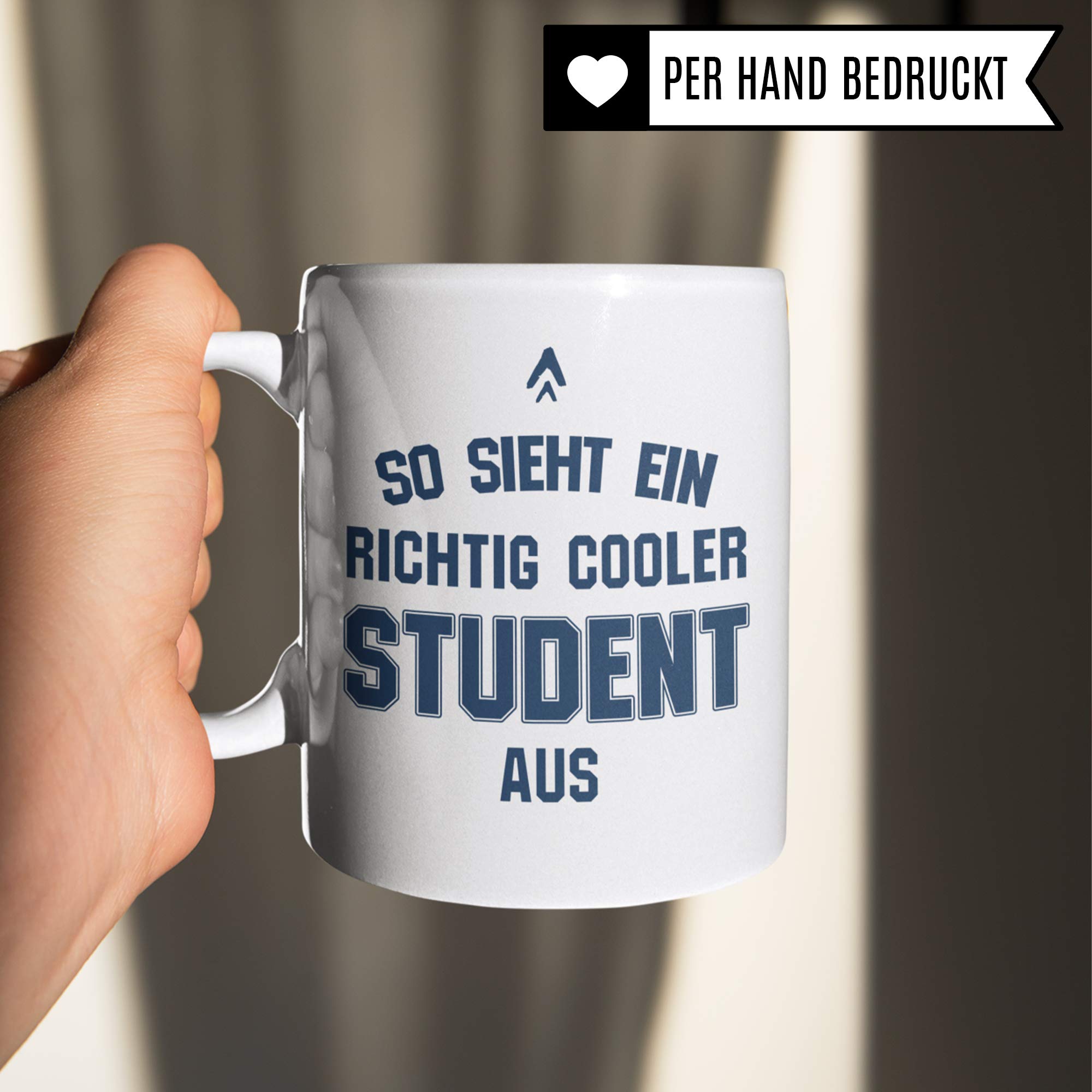 Pagma Druck Tasse Student, Studium Geschenk Anfang, Studieren Uni Becher Geschenkidee, Ersti Kaffeetasse für Studenten Universität Beginn Kaffeebecher