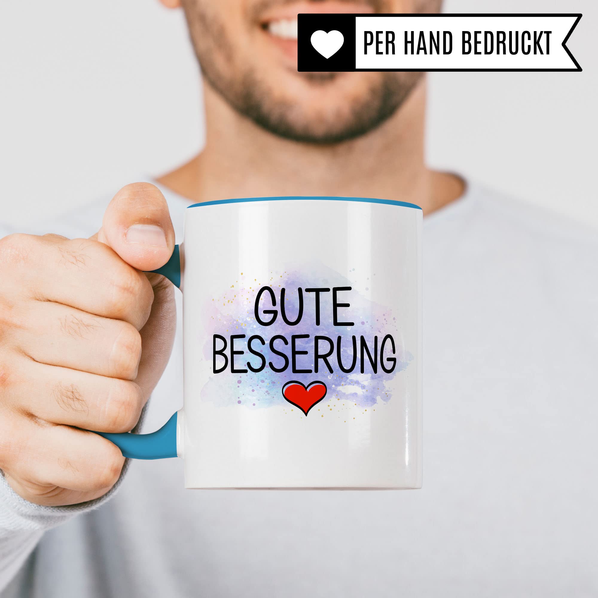 Tasse Gute Besserung Geschenke Werde schnell wieder gesund Krankenhaus-aufenthalt, schöner Spruch Geschenkidee Kaffeetasse Kaffeebecher