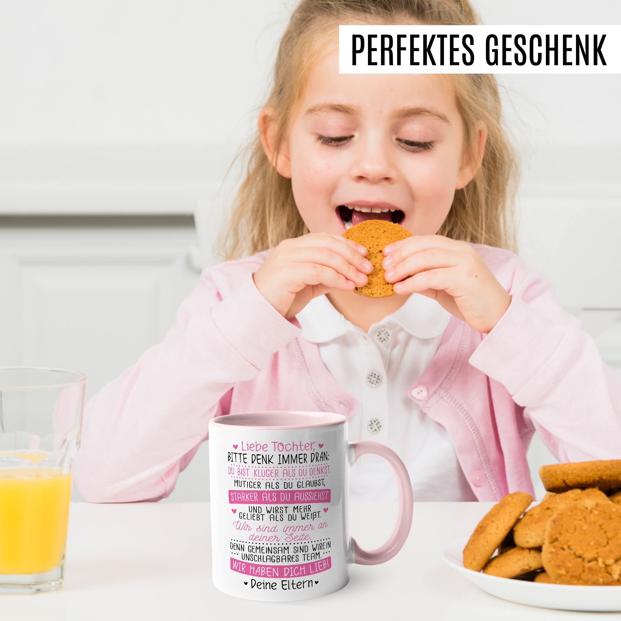 Sohn Auszug Tasse Einweihungsgeschenk Kaffeetasse Eltern ausziehen Kaffee-Becher Vater Mutter Geschenk eigene Wohnung Geschenkidee Umzug Kind Wir haben dich Lieb Spruch