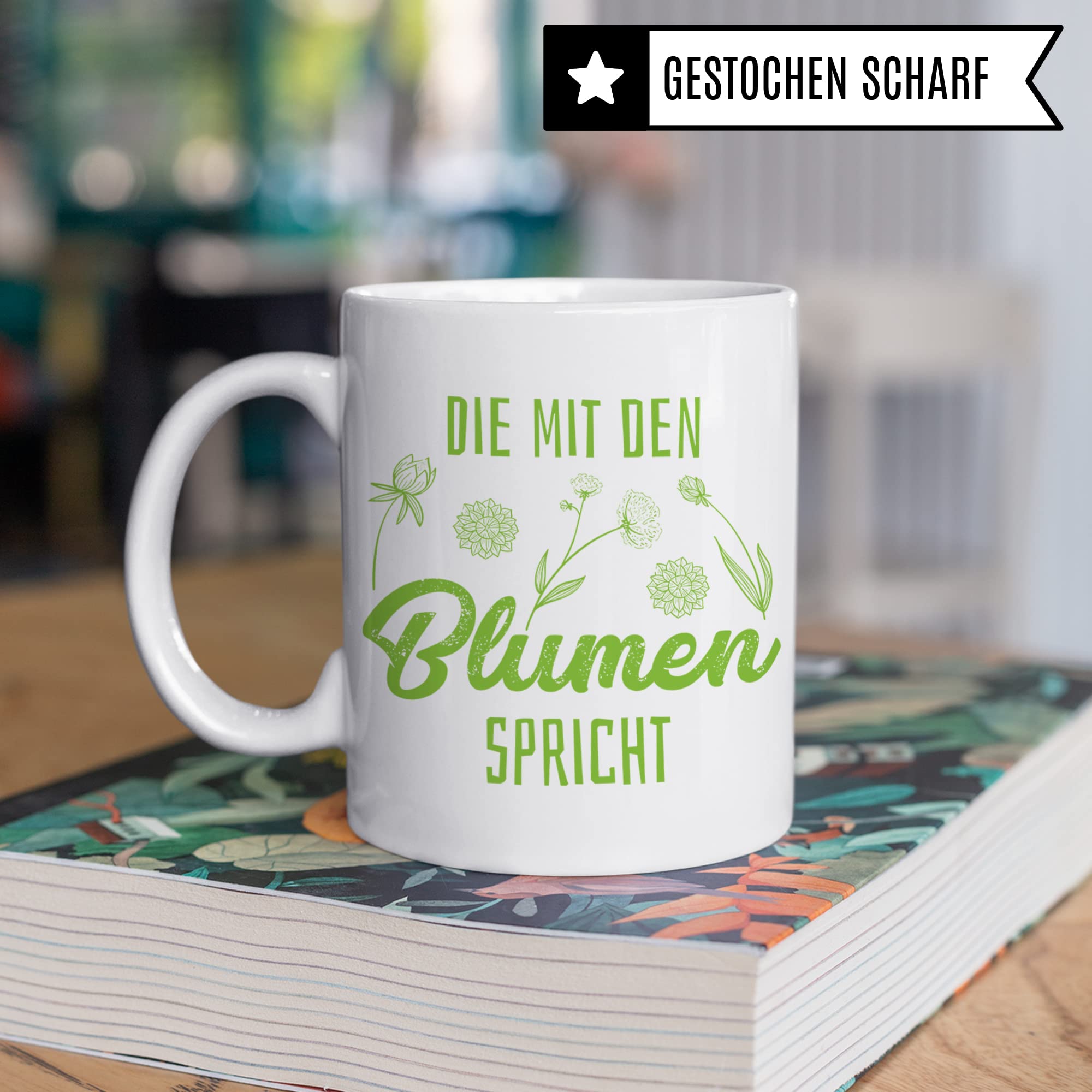 Garten Tasse, Garten Geschenk, Kaffebecher mit Spruch lustig, Kaffeetasse Humor Witz Geschenkidee für Gärtnerin, Hobbygärtnerin Gartenarbeit Teetasse