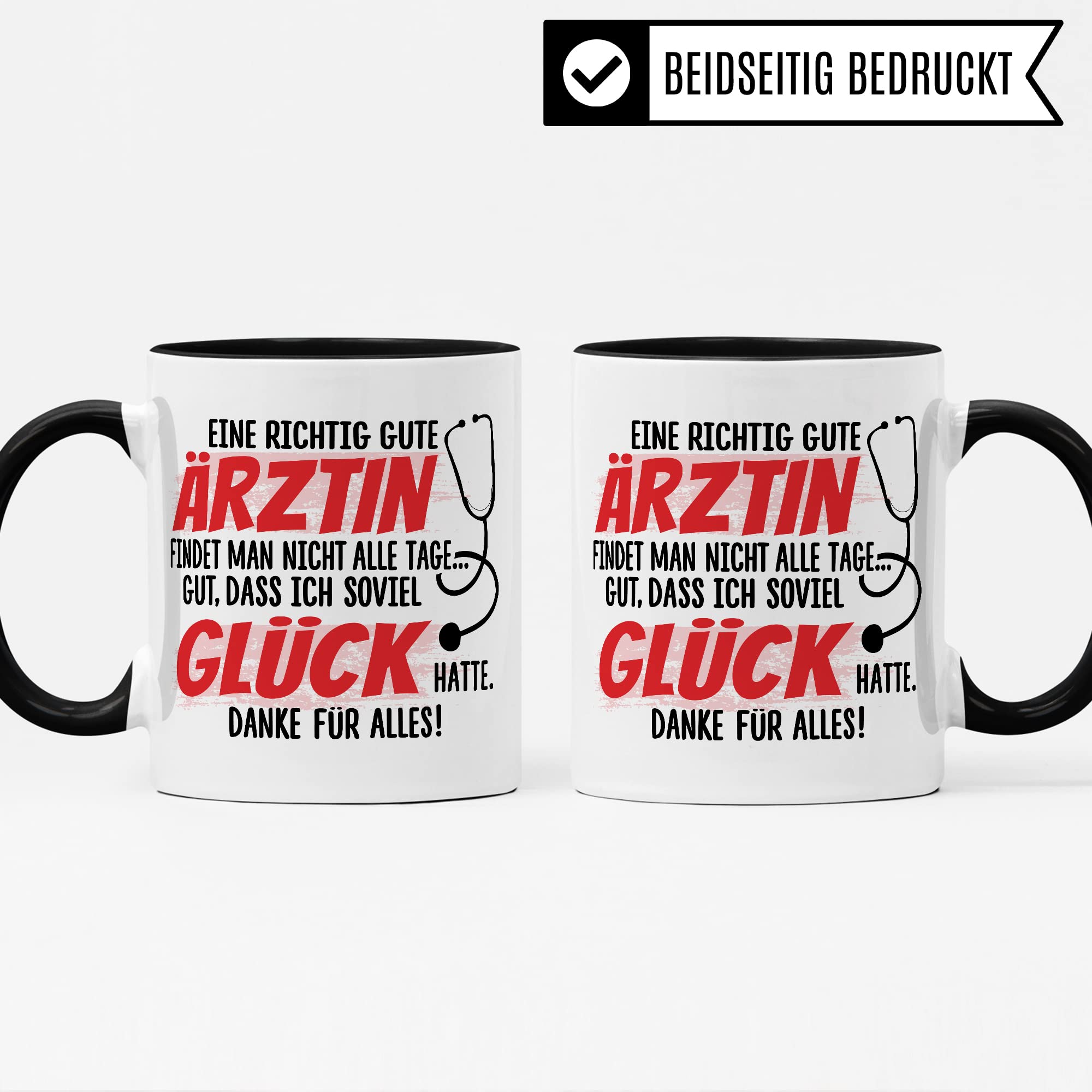 Tasse Arzt, Dankes-Geschenk Ärzte Danke Geschenk Dankeschön Tasse schöner Spruch schönes Motiv Kaffeetasse Berufe Kaffee-Becher