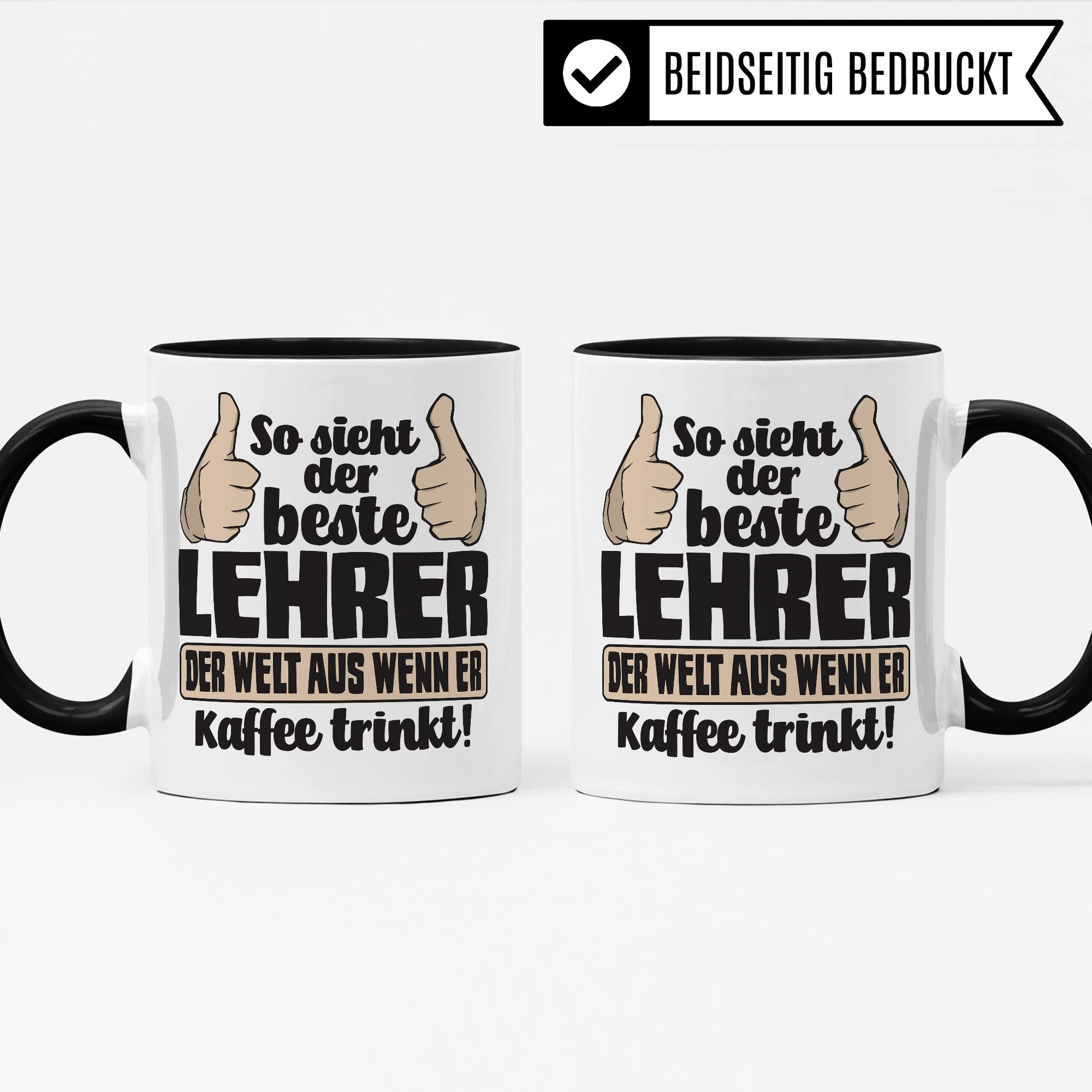 Lehrer Tasse mit Spruch lustig Kaffee-Tasse Lehrer Geschenkidee Lehrer Geschenk Grundschule Tasse Abschied Lehrer Abschiedsgeschenk Gymnasium Kaffee-Becher