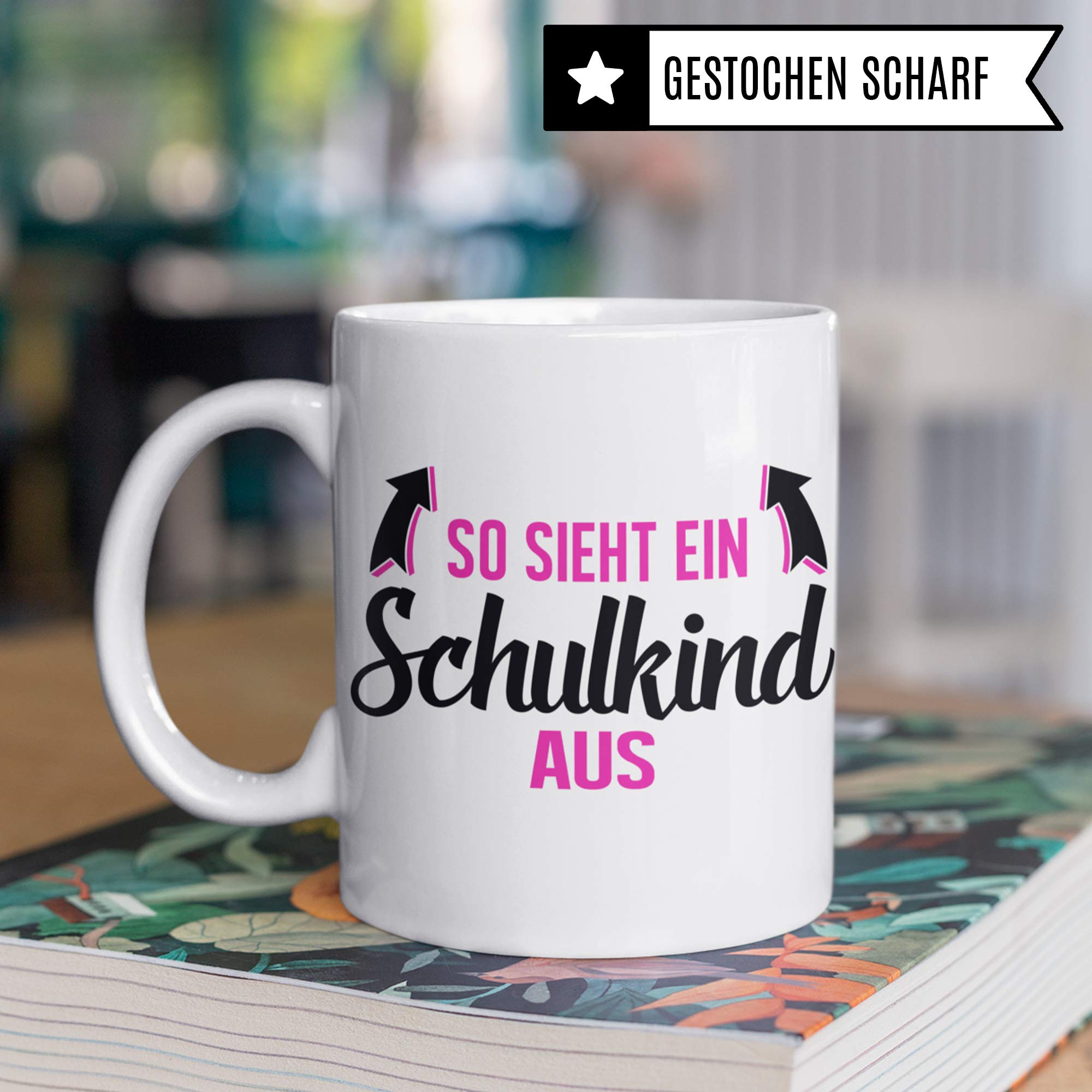 Pagma Druck Schulanfang Tasse, Geschenke Schulanfang Junge, Schulkind Becher Einschulung Geschenk, Kaffeetasse Schulbeginn Schulstart Geschenkidee für Erstklässler Schultüte Inhalt