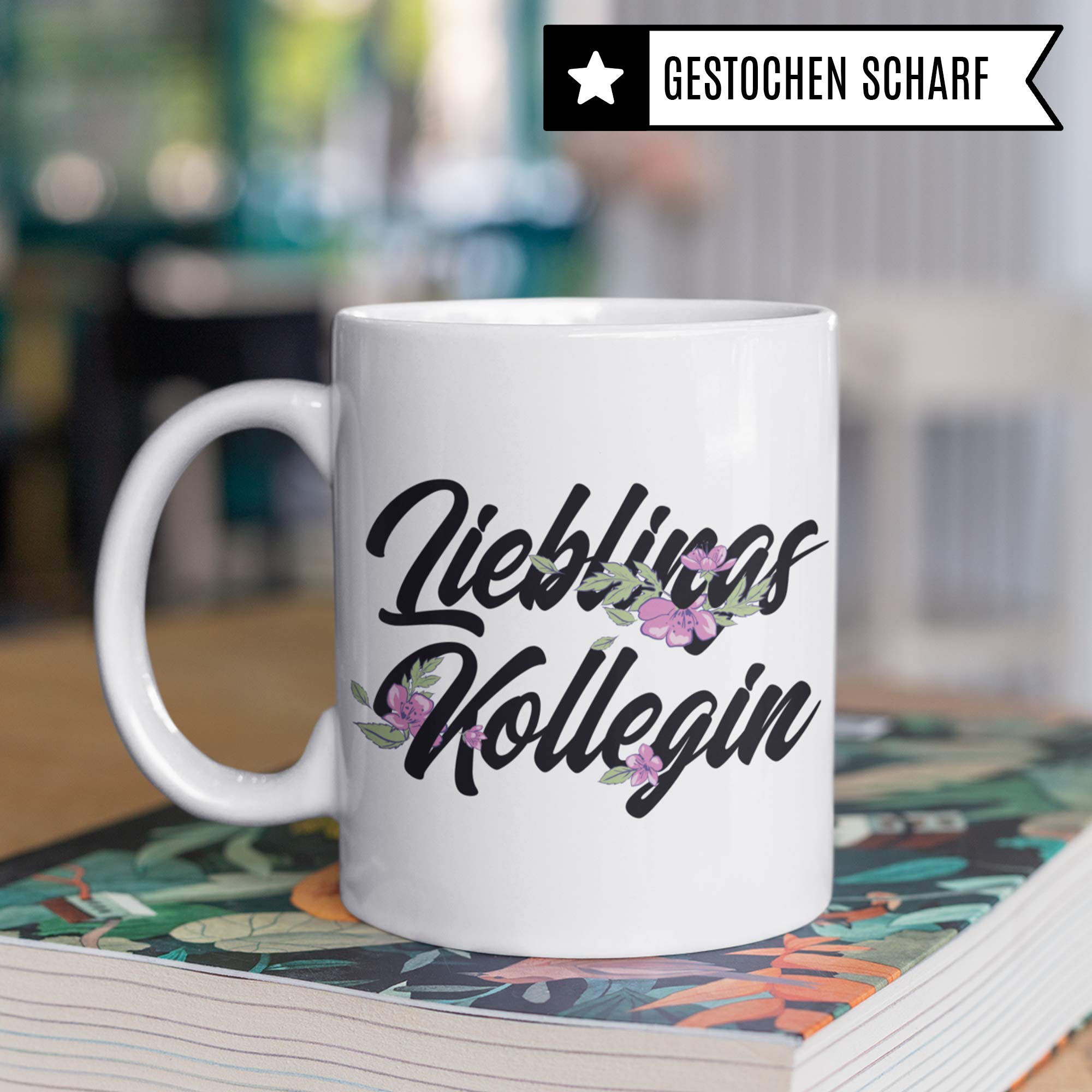 Pagma Druck Kollegin Tasse - Abschiedsgeschenk Kollegin Geschenk Abschied - Lieblings Kollege Büro Arbeitskollegin Kaffeetasse