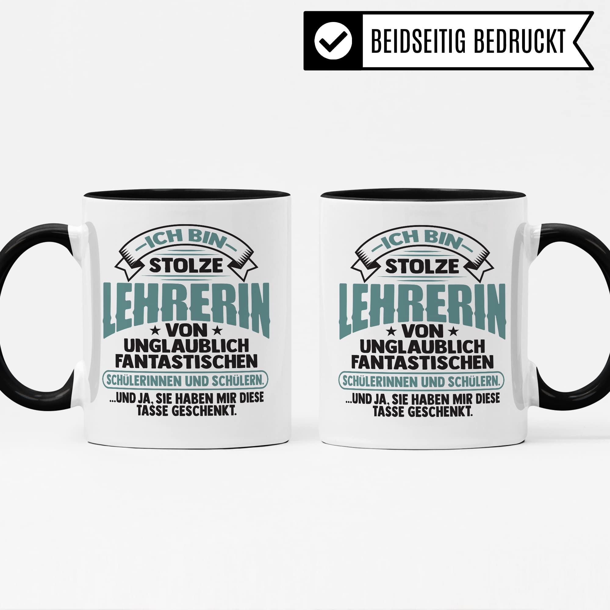 Lehrer Tasse mit Spruch personalisiert Geschenkidee für Lehrerinnen personalisierbar mit Name Abschied Abschiedsgeschenk Kaffee-Becher