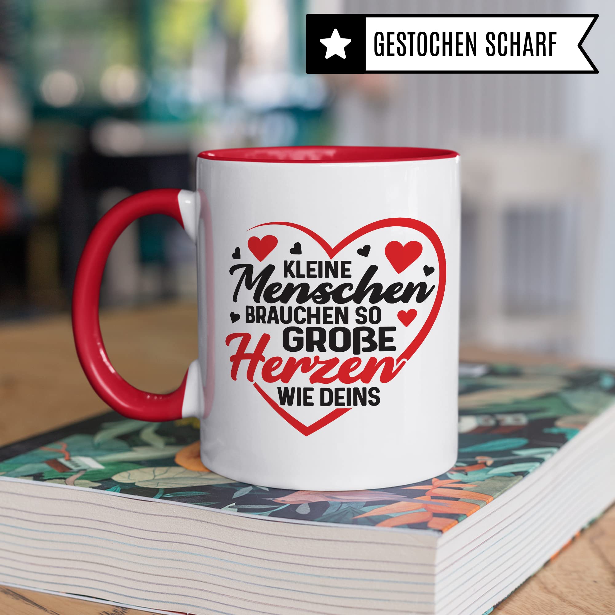 Tasse Erzieherin & Lehrerin Geschenk Kaffee-Tasse Lehrerin Geschenkidee Grundschule Tasse Abschied Kinderpflegerin Abschiedsgeschenk Gymnasium Kaffee-Becher