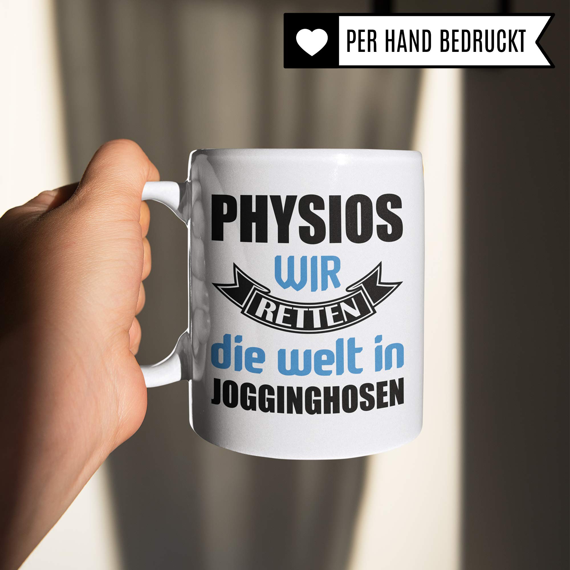 Pagma Druck Physiotherapeuten Tasse, Physiotherapeuten Geschenke, Physiotherapie Kaffeetasse Geschenkidee, Physio Praxis Kaffeebecher Krankengymnastik Geschenk Physiotherapeut