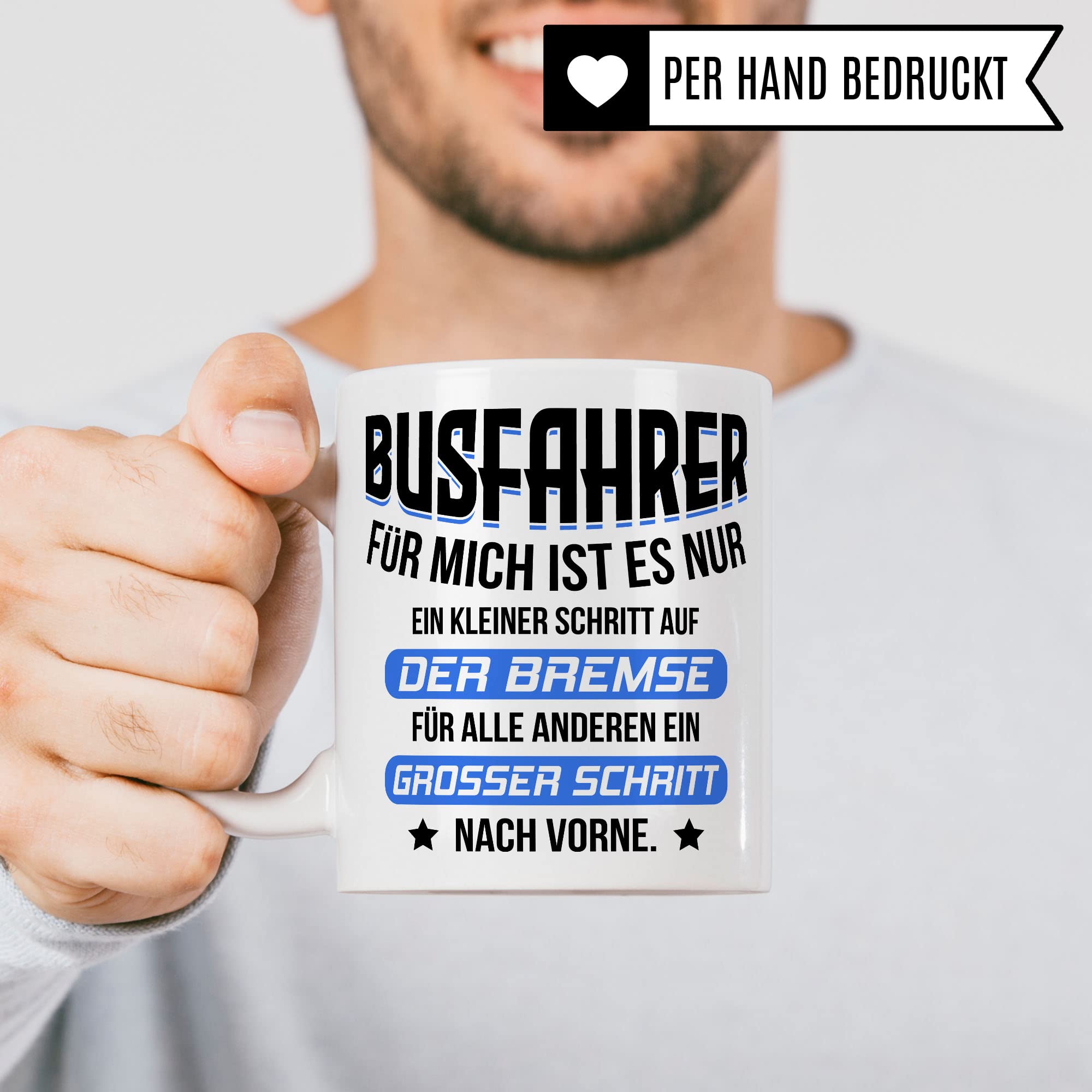 Busfahrer Tasse, Buschauffeur Becher, Autobusfahrer Geschenkidee, Kollegen Geschenk, Kaffeetasse Humor Witz Geschenk für Bus Fahrer, Kaffeebecher für Männer