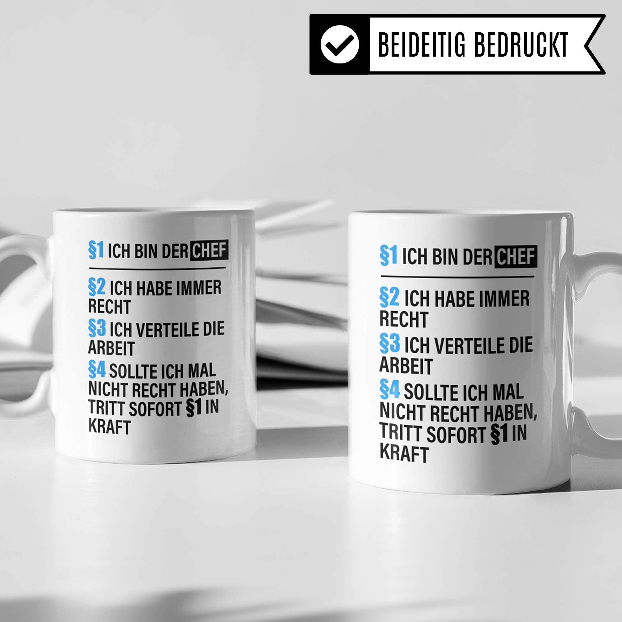 Pagma Druck Chef Tasse lustig, Geschenke für den Chef von Mitarbeiter, Personalchef Becher, Vorgesetzter Boss Büro Kaffeebecher, Leiter witzige Geschenkidee