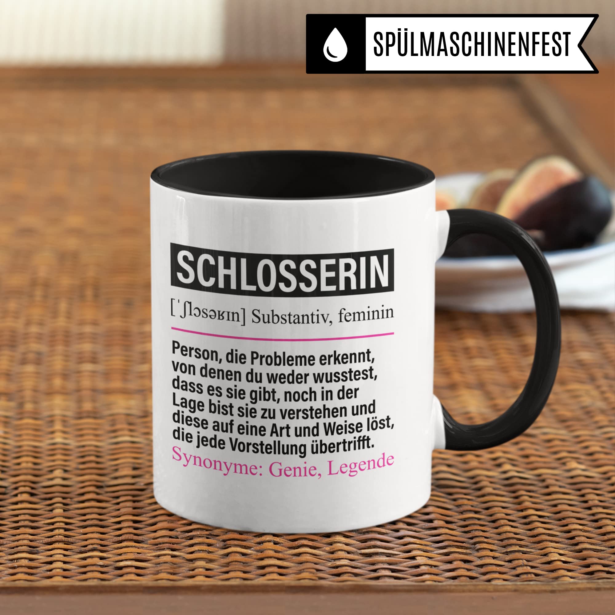 Tasse Schlosserin lustig, Schlosserin Geschenk Beruf, Spruch Kaffeebecher Spengler Geschenkidee, Beruf Kaffee-Tasse Teetasse Becher