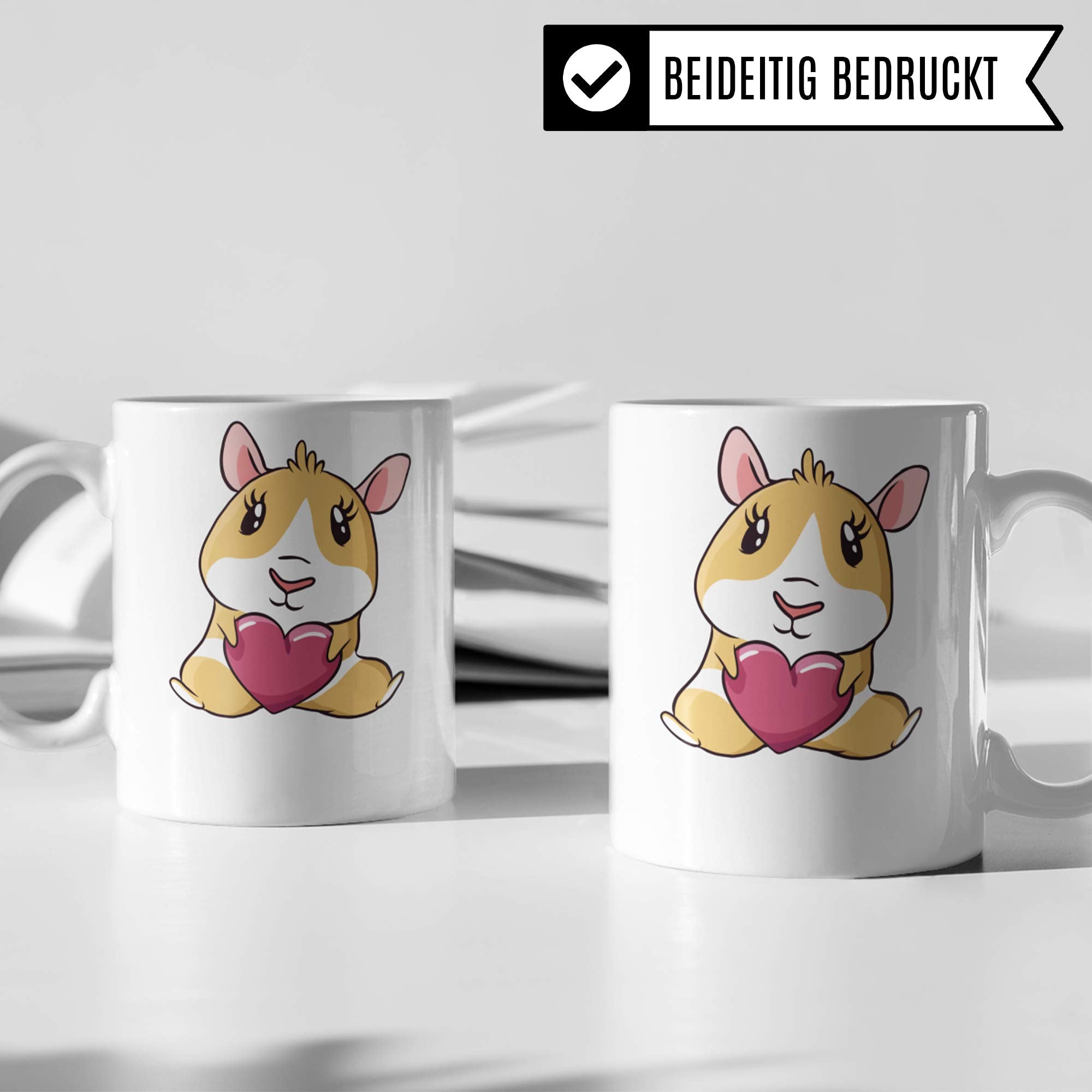 Tasse mit Spruch Meerschweinchen Tier Geschenk Kaffeetasse - Kaffeebecher für Meerschweinchen Fans Geschenkidee