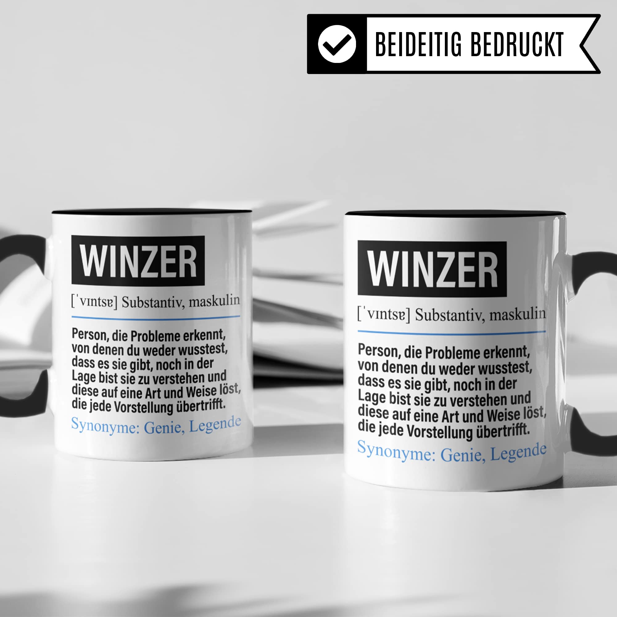 Tasse Winzer lustig, Winzer Geschenk Beruf, Spruch Kaffeebecher Winzer Geschenkidee, Beruf Winzerei Wein Kaffee-Tasse Teetasse Becher