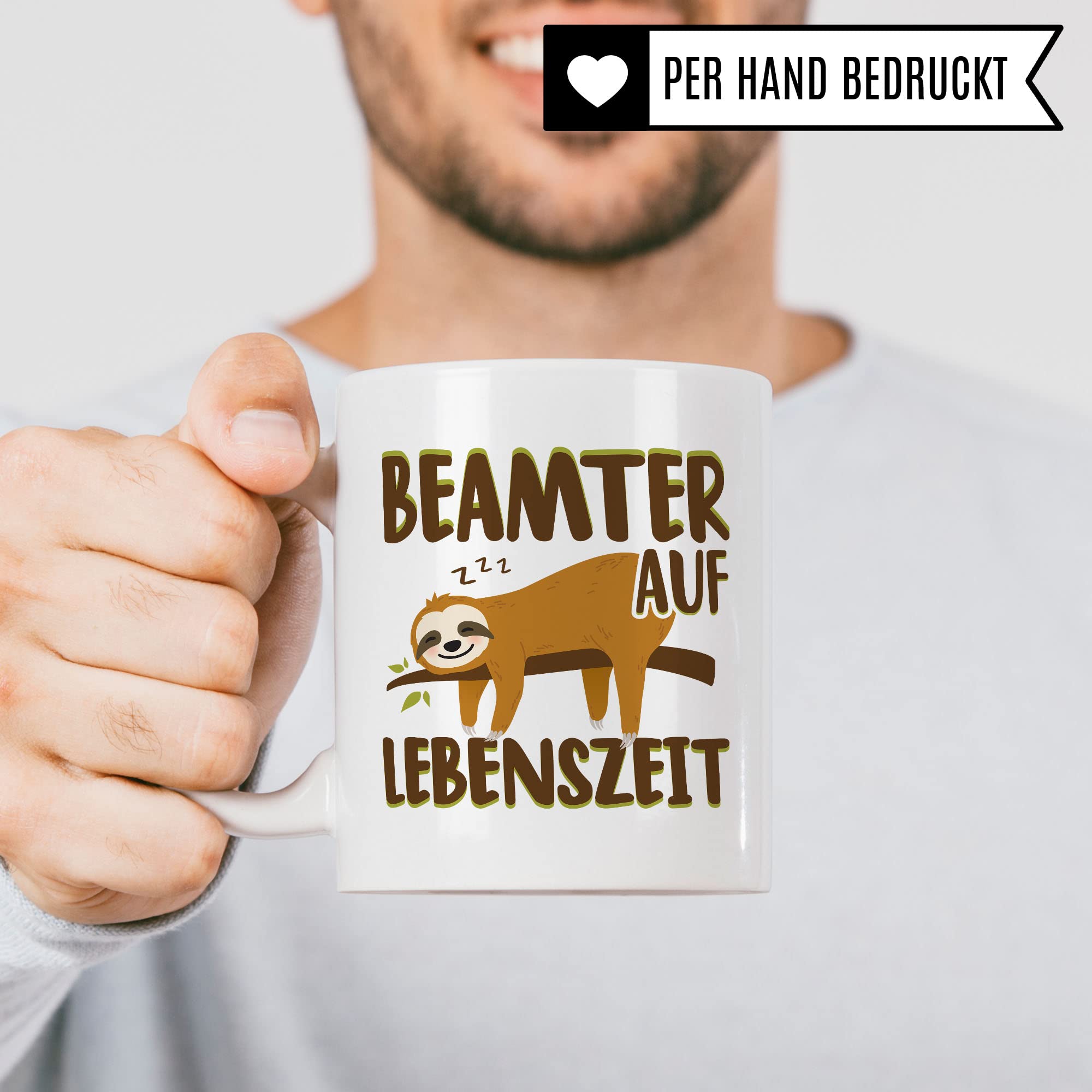 Tasse Beamter auf Lebenszeit Geschenk Beamtin Beamte Geschenke Spruch öffentlicher Dienst Beruf Geschenkidee Polizei Verbeamtung Feuerwehr Kaffeetasse Beamtentum Kaffee-Becher