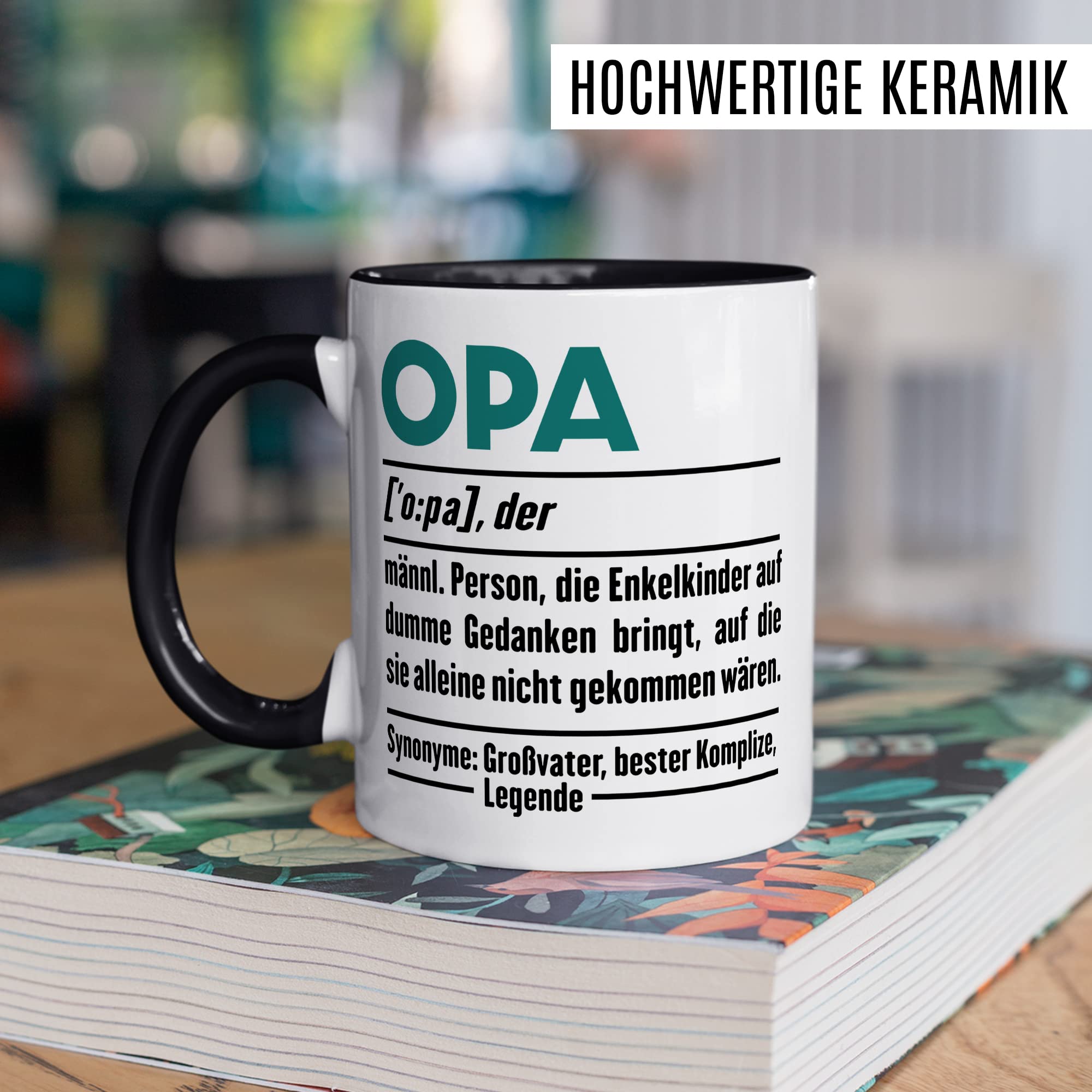 Tasse Opa Enkel Spruch Opas Geschenk Großvater schöne Geschenkidee Kaffee-Becher