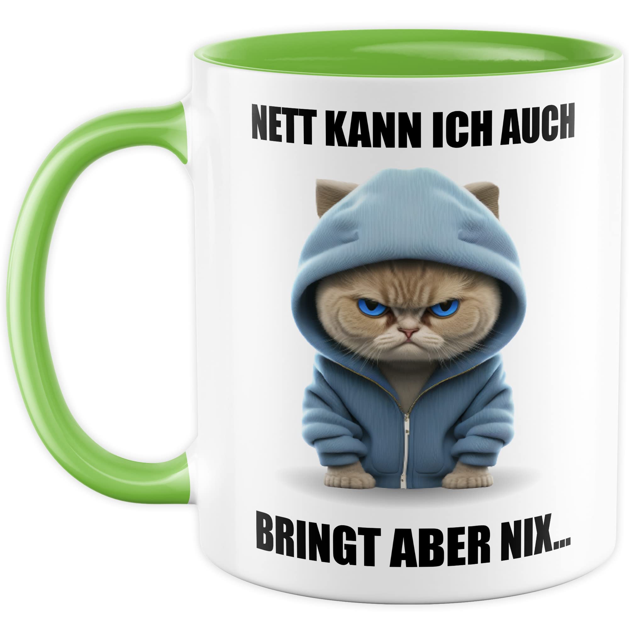 Katzen Tasse Katze Geschenk lustig Katzenmama Geschenkidee Kater Kaffeebecher Katzenpapa Teetasse