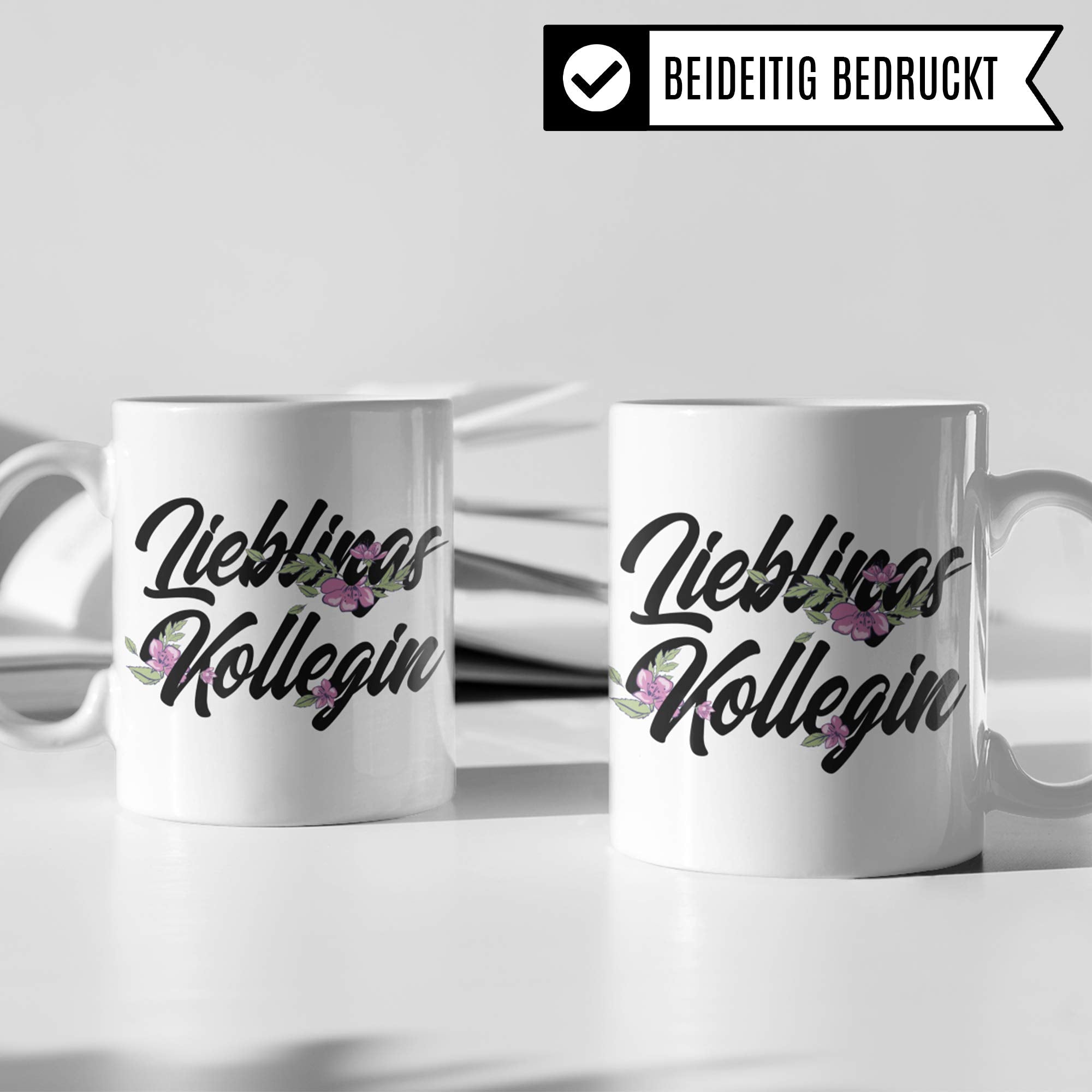 Pagma Druck Kollegin Tasse - Abschiedsgeschenk Kollegin Geschenk Abschied - Lieblings Kollege Büro Arbeitskollegin Kaffeetasse