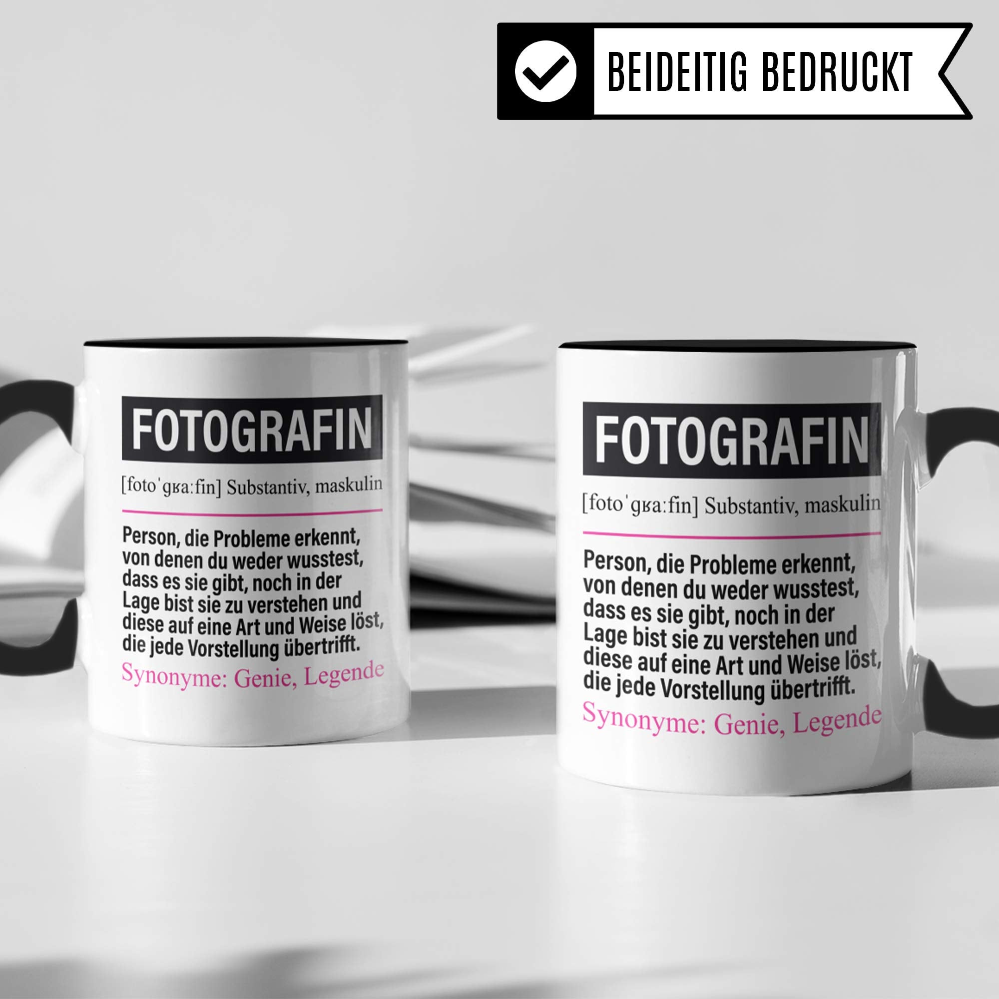 Pagma Druck Tasse Fotografin lustig, Fotografin Geschenk, Spruch Fotografie Kaffeebecher Geschenkidee, Kaffeetasse Beruf Fotografinnen Teetasse Becher