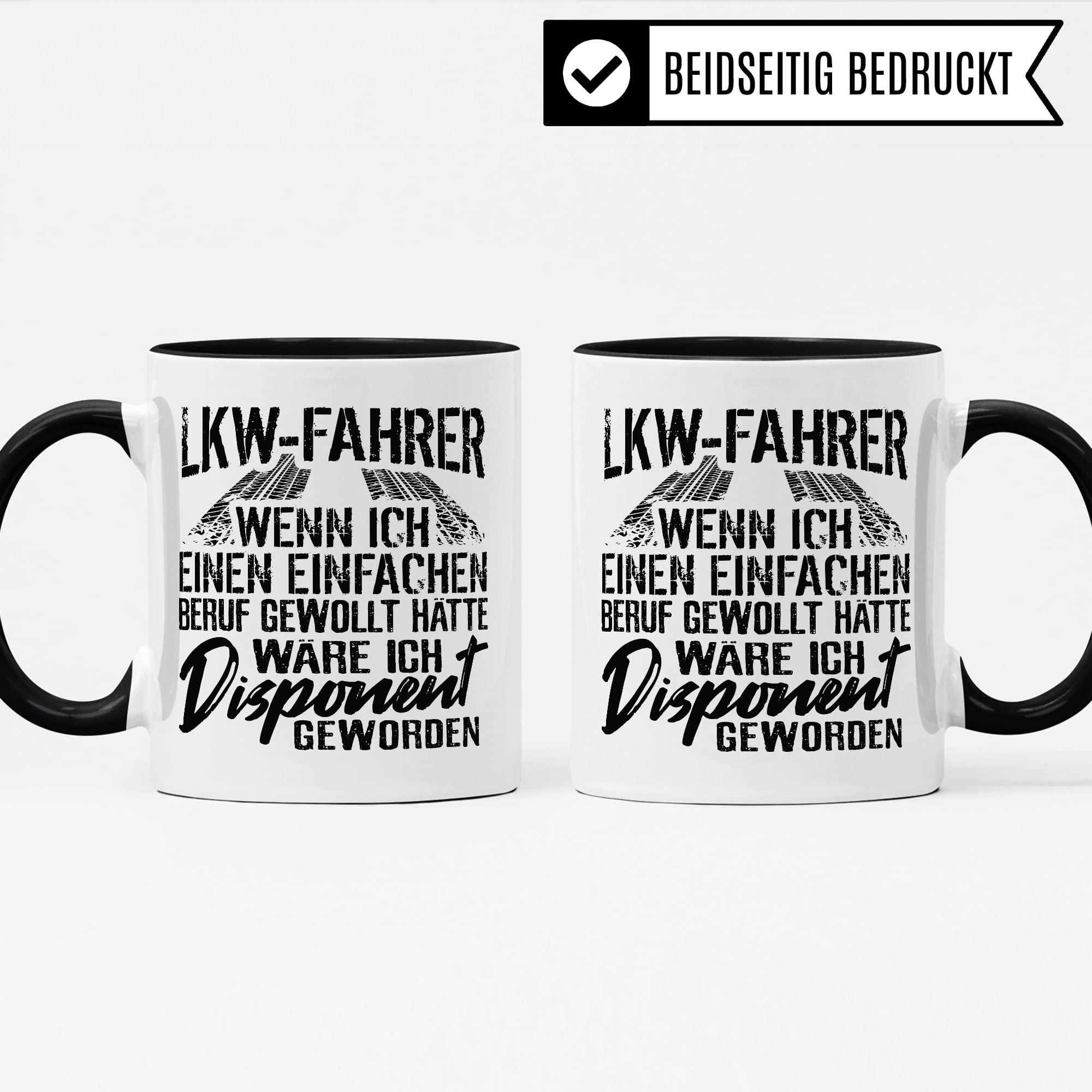 Lkw Fahrer Tasse Trucker Geschenk Lastwagen Kaffeebecher Kaffeetasse Humor Witz Geschenkidee für Lastwagenfahrer LKW-Fahrer Becher