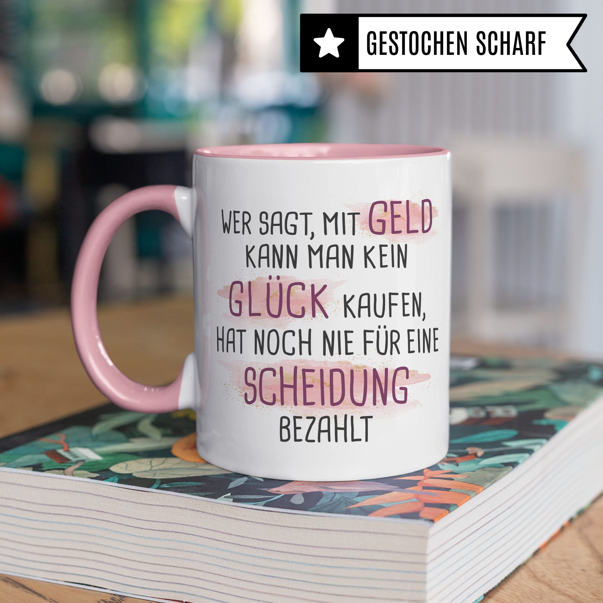 Tasse Scheidung Geschenke Frauen, Glückwunsch zur Scheidung, Spruch Scheidungsparty Frau Scheidung Geschenk Trennung Kaffeetasse
