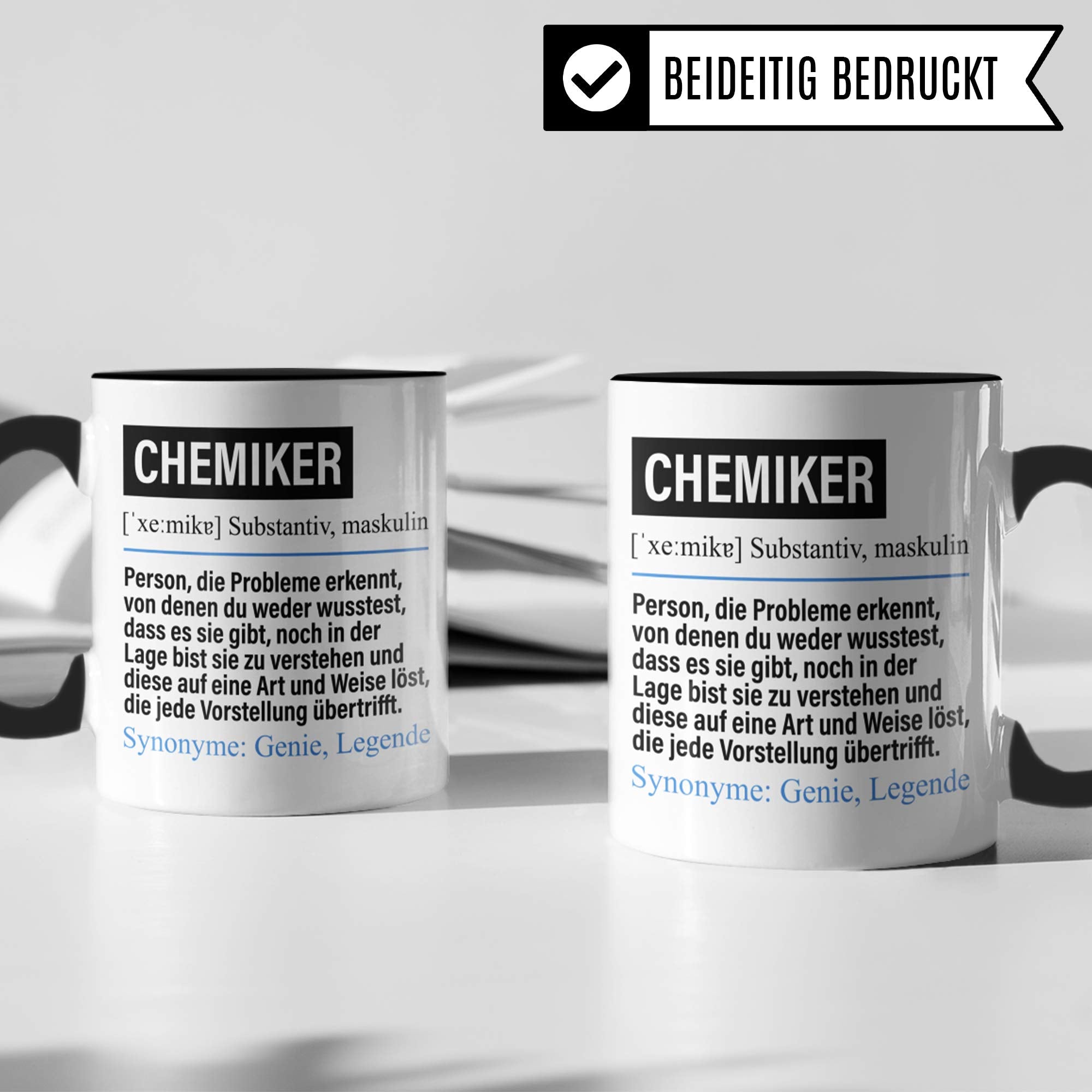 Pagma Druck Tasse Chemiker lustig, Chemiker Geschenk, Spruch Chemie Kaffeebecher Geschenkidee, Kaffeetasse Beruf Laborchemiker Teetasse Becher