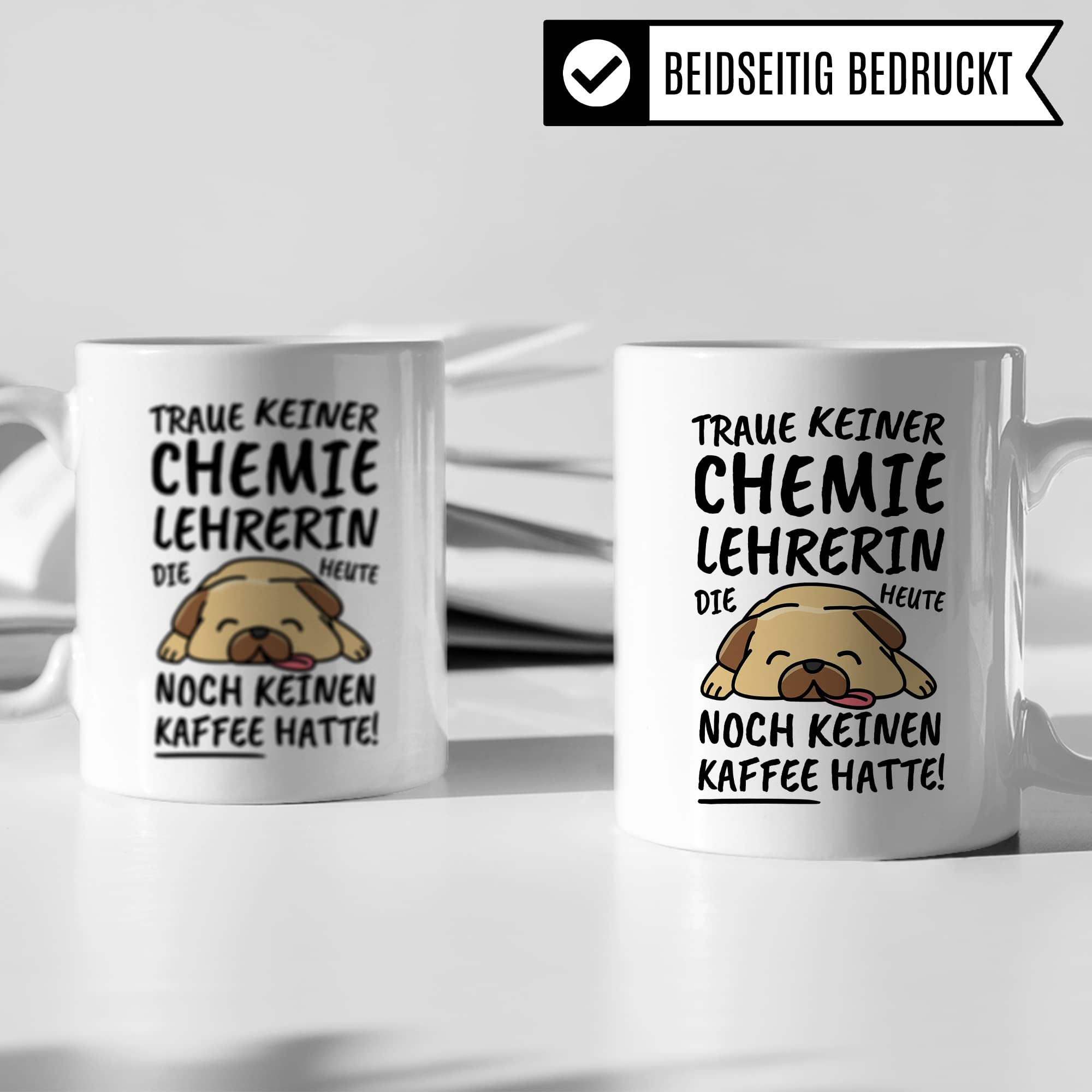 Tasse Chemielehrerin lustig Chemielehrerin Geschenk Beruf Spruch Kaffeebecher Chemielehrerinnen Geschenkidee Schule Chemie Unterricht Lehrende Kaffee-Tasse Teetasse Becher