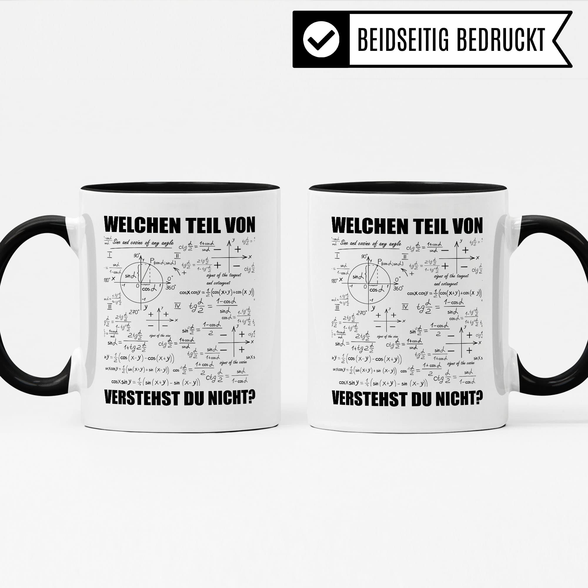 Mathe Tasse Geschenkidee Kaffeetasse Humor Witz Geschenk für Mathelehrer Mathelehrerin Kaffeebecher Mathematik Becher