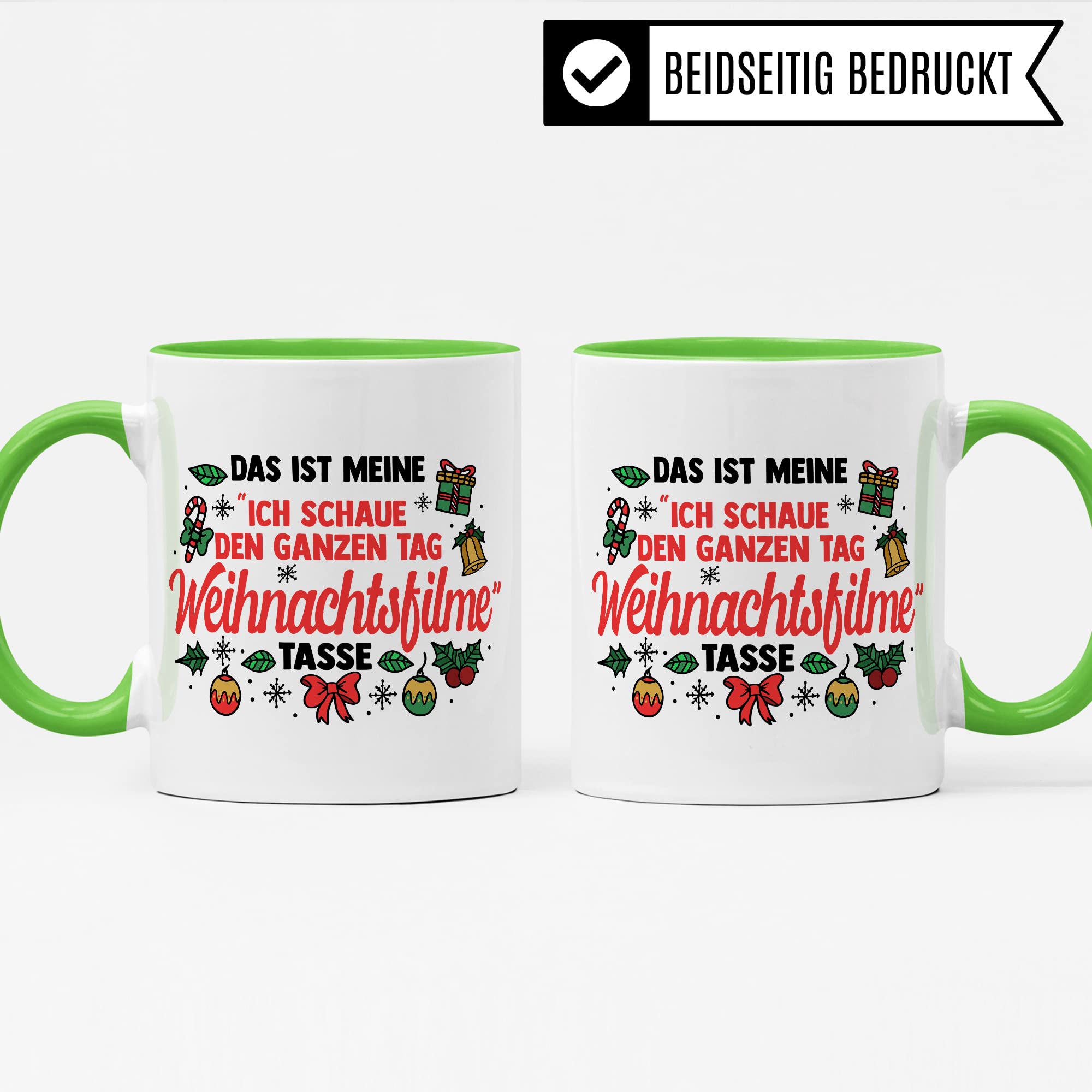 Weihnachten Tasse Weihnachts-Filme Kaffee-Becher Teetasse Christmas Glühweintasse Geschenk Geschenkidee Frohe Weihnachten Winter Kaffeetasse Fest Winter weihnachtlich X-Mas Advent Freundin Kollegin