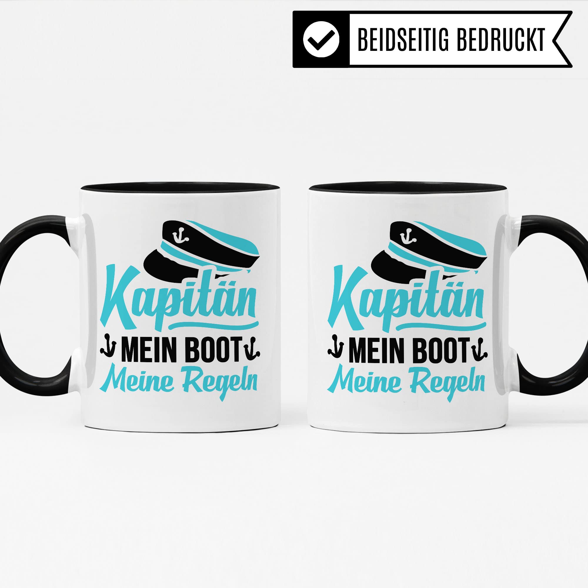 Kapitän Tasse Geschenkidee Kaffeetasse Humor Witz Geschenk für Captain Kaffeebecher Schiffsführer Becher