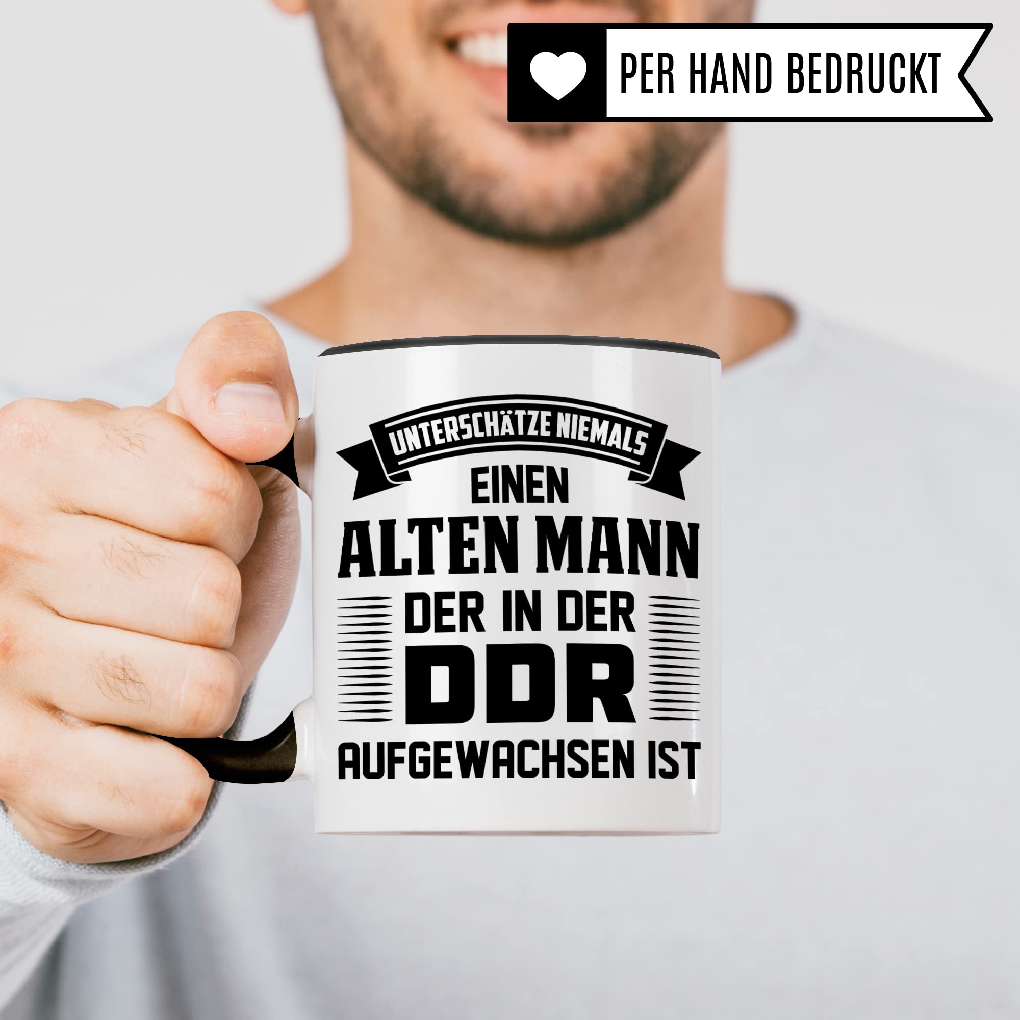 DDR Opa Tasse, DDR Kaffeetasse Geschenk für Kinder der Deutsche Demokratische Republik, Kaffeetasse Ostdetuscher Humor Witz Geschenk für Männer, Ostdeutschland Ossi Geschenkidee