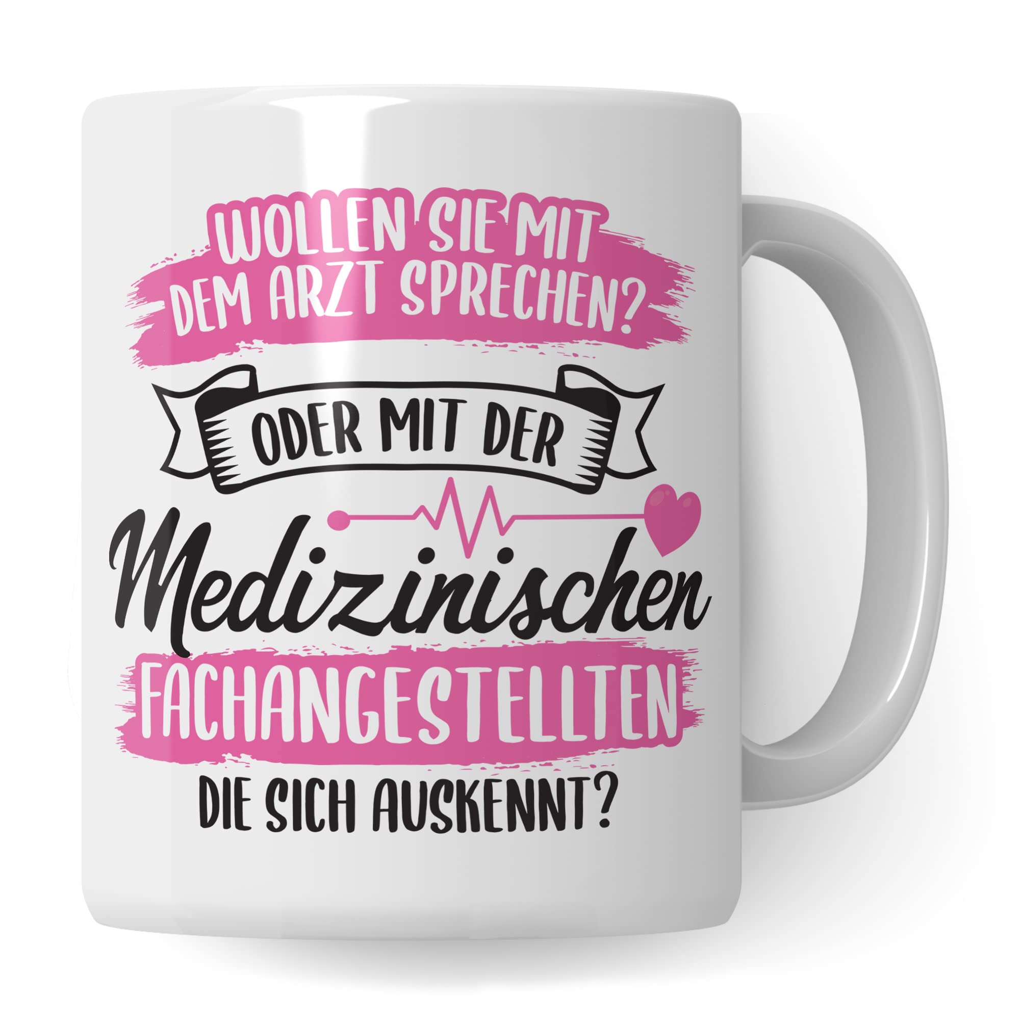 MFA Tasse - Geschenk für Medizinischen Fachangestellte die sich auskennt - Krankenschwester Arzthelferin Medizinische Fachangestellte Kaffee-Becher