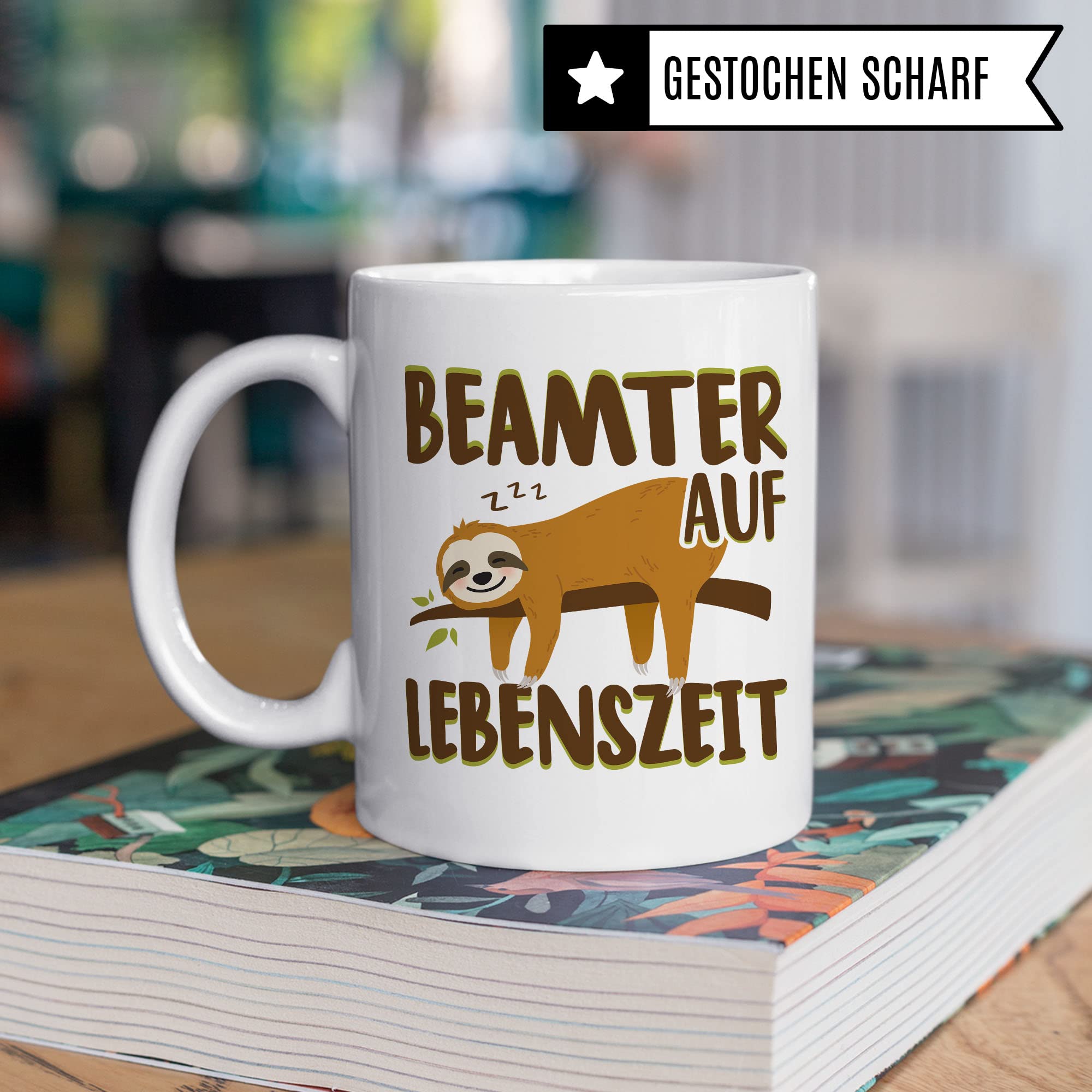 Tasse Beamter auf Lebenszeit Geschenk Beamtin Beamte Geschenke Spruch öffentlicher Dienst Beruf Geschenkidee Polizei Verbeamtung Feuerwehr Kaffeetasse Beamtentum Kaffee-Becher