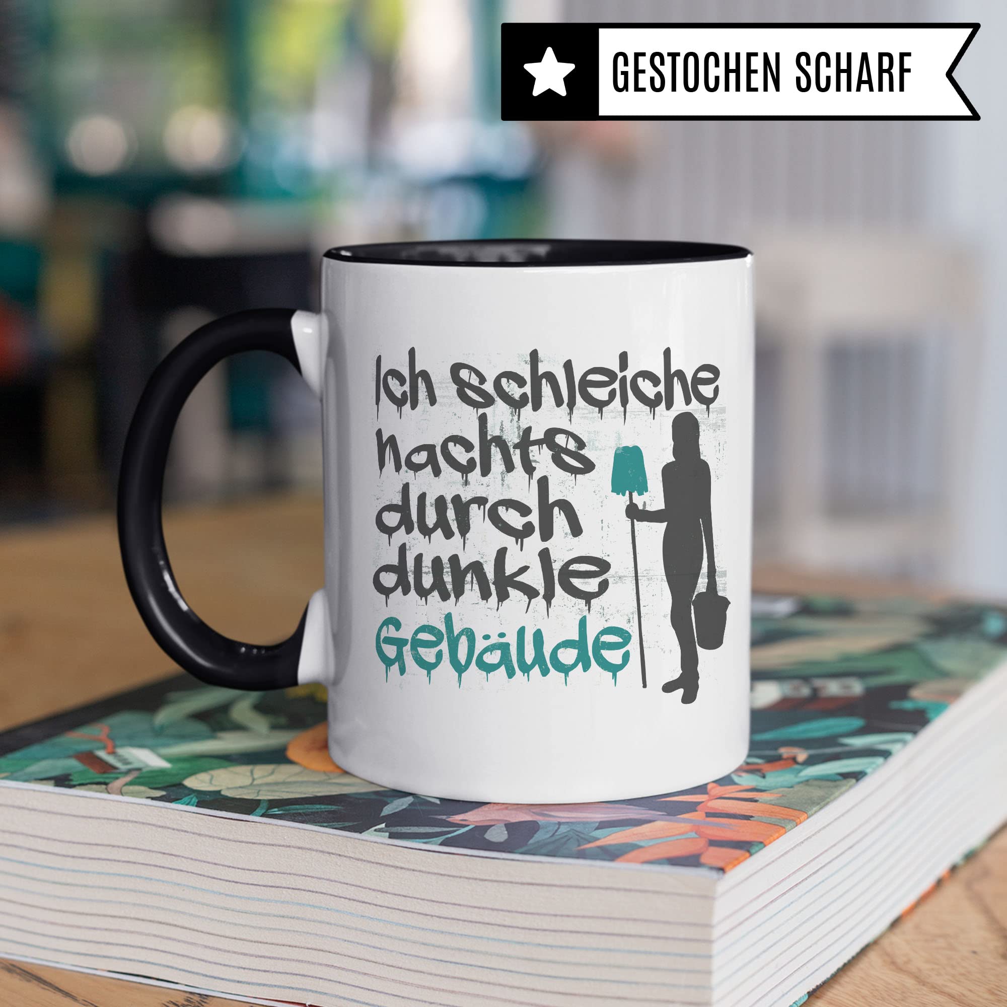 Putzkraft Tasse Geschenkidee Reinigungskraft Kaffeetasse Humor Witz Geschenk für Hausmeister Kaffeebecher Gebäudereiniger Becher