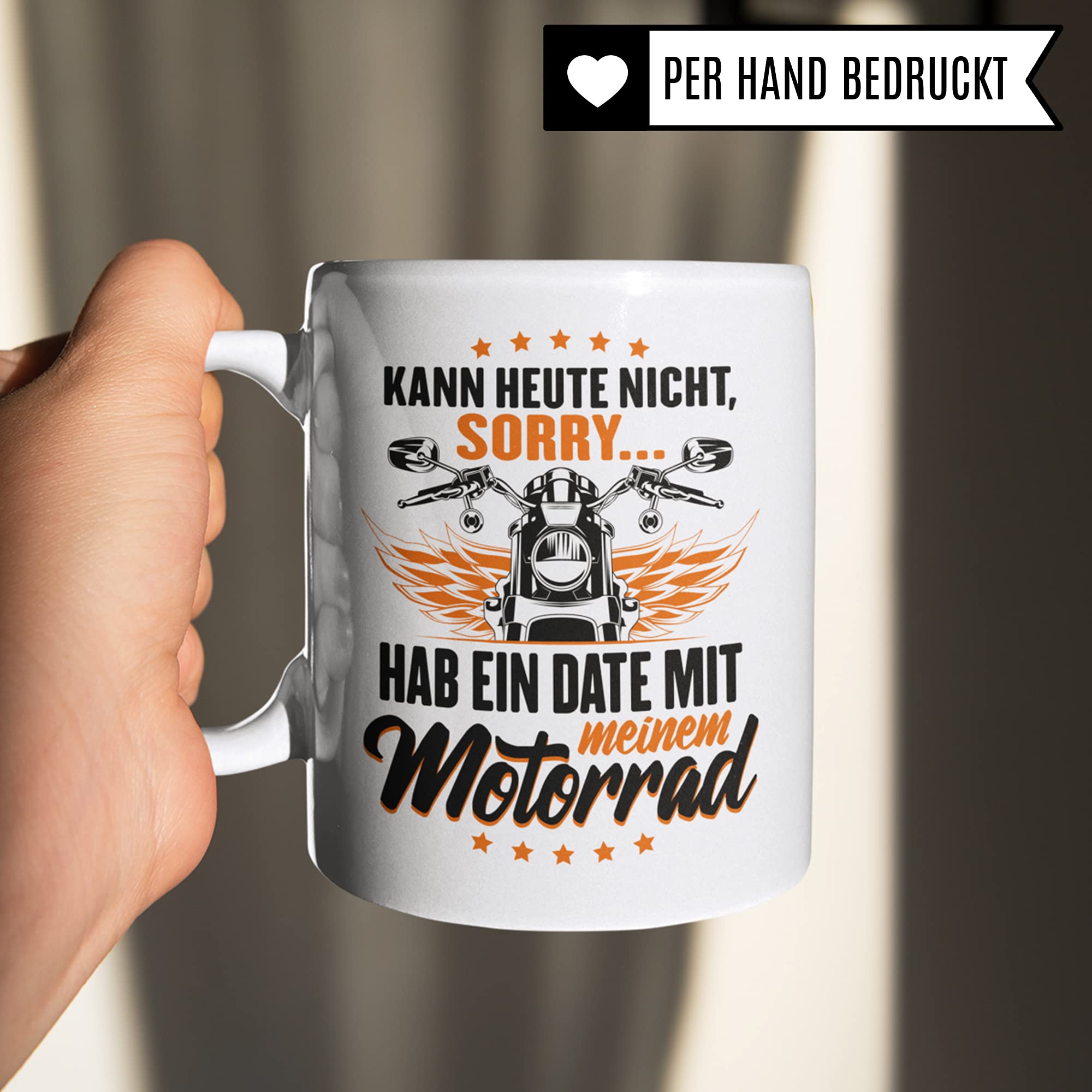 Motorrad Tasse - Geschenk für Motorradfahrer, Motorradfans & Motorradliebhaber Männer Frauen - Kaffeetasse Kaffee Motorrad Bike Motorradfahren Geschenkidee Biker