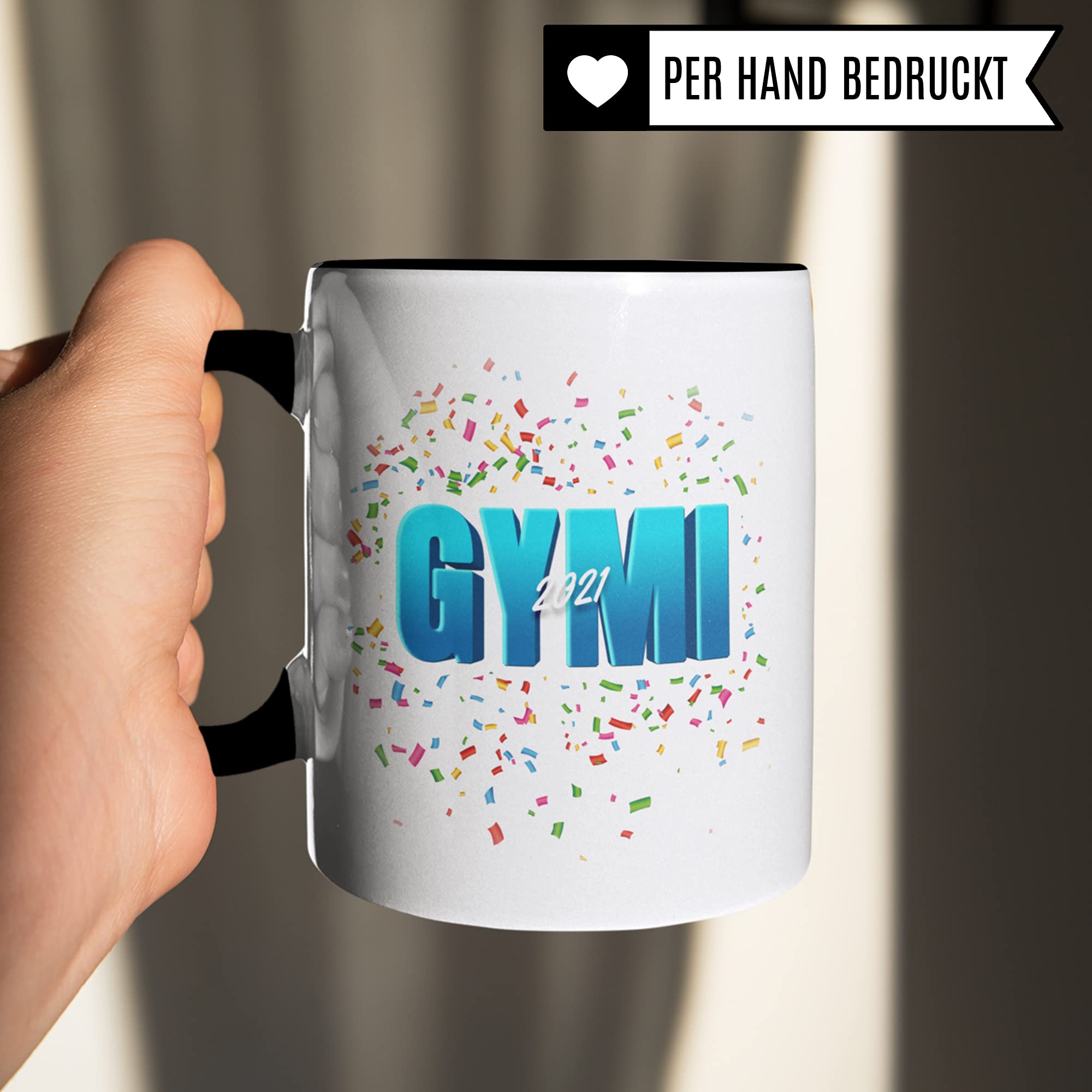 Gymnasium 5. Klasse Tasse, Schulwechsel von der Grundschule auf das Gymnasium Übergang Geschenk, Geschenkidee Übertritt Gymnasiast, Kakaobecher Schule Schüler Gymi Becher