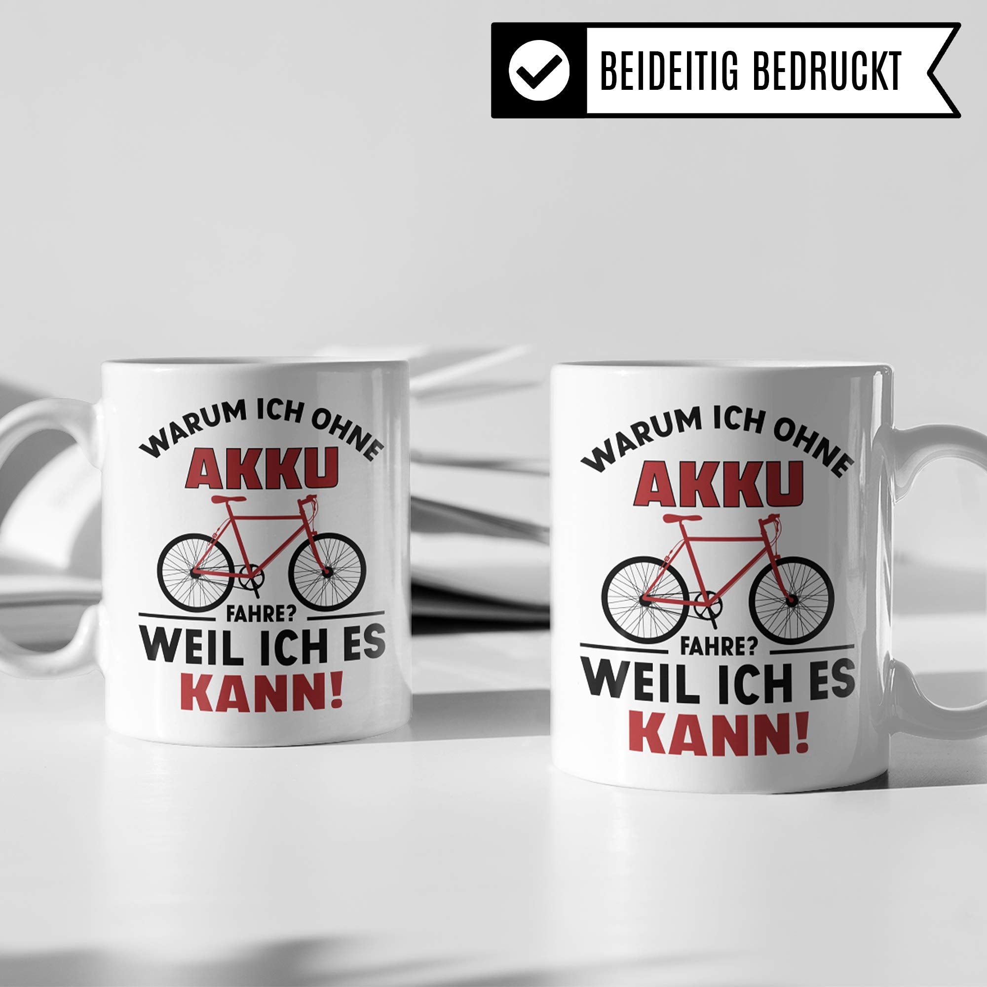 Pagma Druck Fahrrad Tasse lustig, Geschenk Fahrradfahrer Männer, Becher Fahrradmotiv Fahrräder, Rennrad Mountainbike Fahrrad Geschenkideen lustig Radsport Radfahren Radfahrer Kaffeetasse