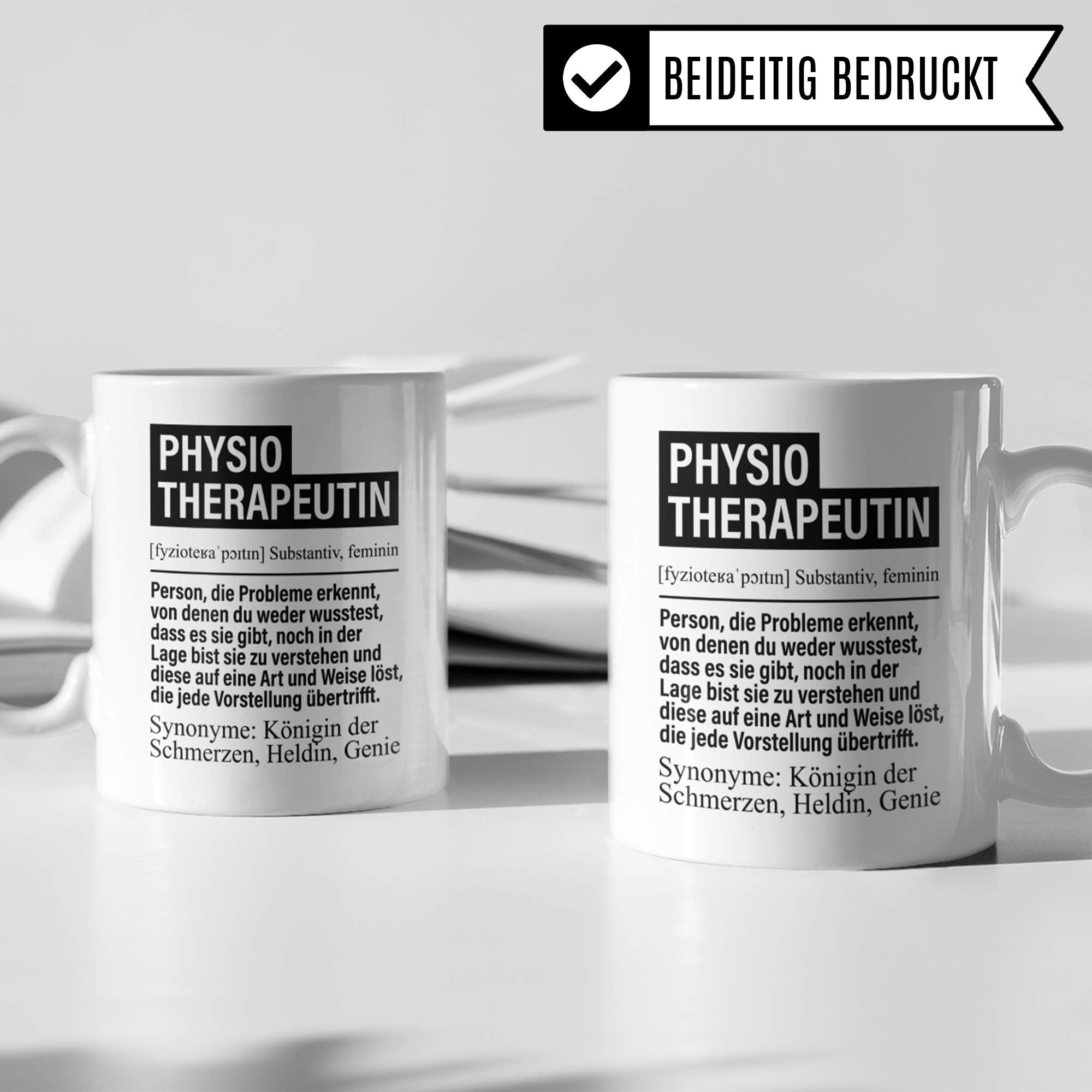 Tasse Physiotherapeut, Physiotherapie Geschenke Becher, Physiotherapeuten Kaffeetasse Geschenkidee Spruch, Kaffeebecher Krankengymnastik Physio Motiv lustig