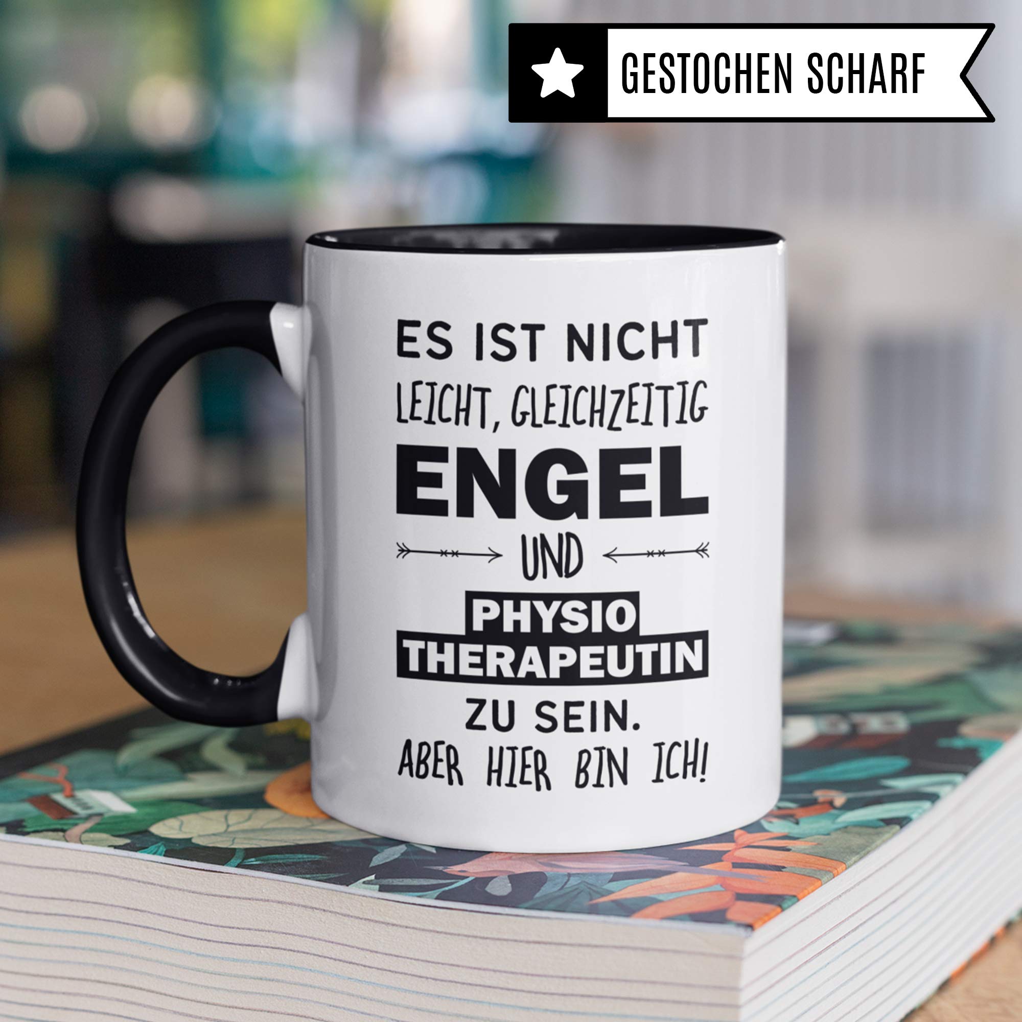 Tasse Physiotherapeutin, Geschenke Physiotherapeuten, Physiotherapie Kaffeetasse Geschenkidee, Kaffeebecher Physio Praxis Krankengymnastin Geschenk Physiotherapeut Frauen Becher