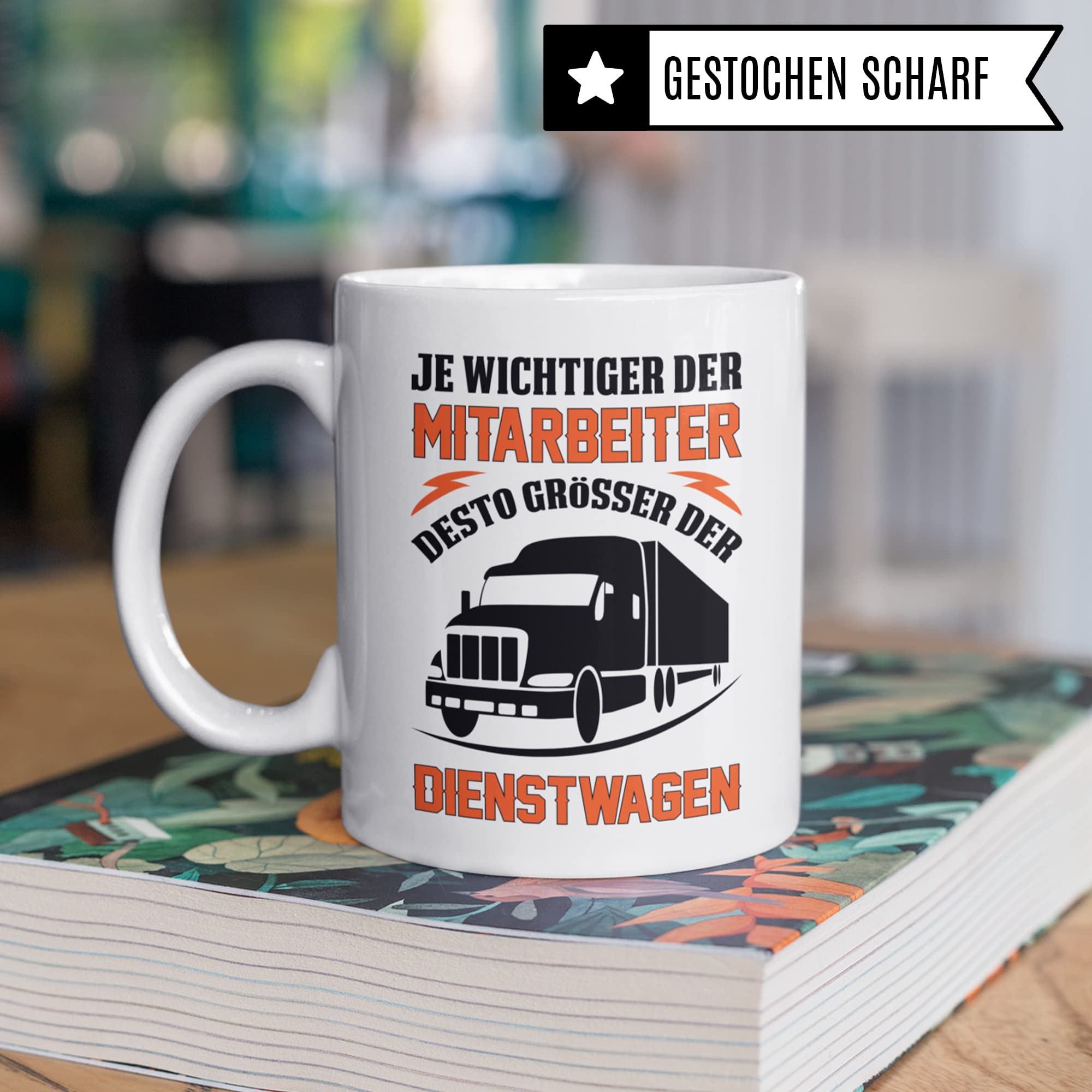 Tasse LKW Fahrer, Becher Fernfahrer Geschenk lustig, Kaffeetasse LKW-Fahrer Brummi Geschenkidee zum LKW Führerschein, Trucker LKW Fahrer Geschenke lustig