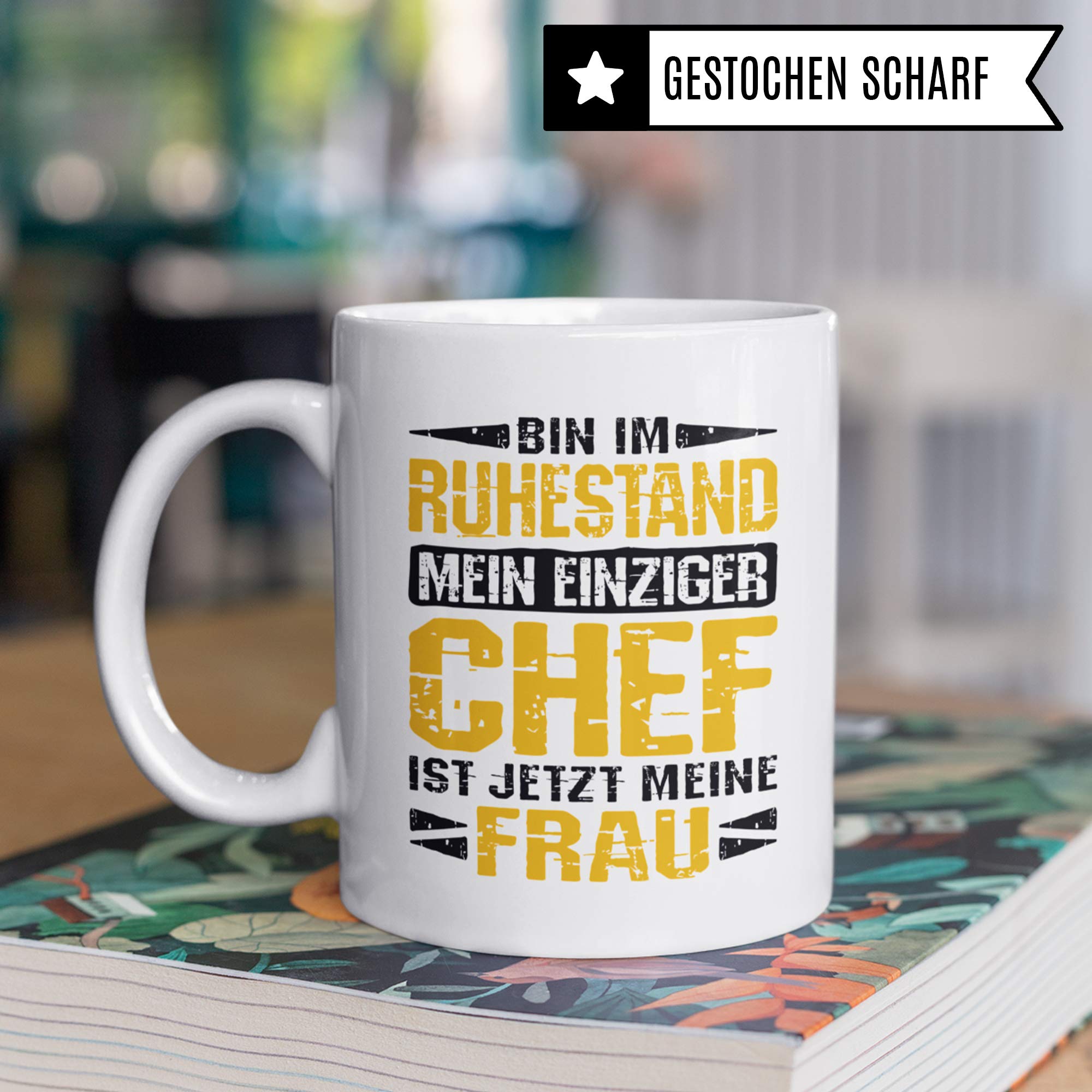 Rentner Tasse, Witzige Geschenke zum Ruhestand, Rente Becher Pensionierung Geschenk Renteneintritt, Rentenbeginn Pension Spruch Kaffeetasse Abschiedsgeschenk Geschenkidee